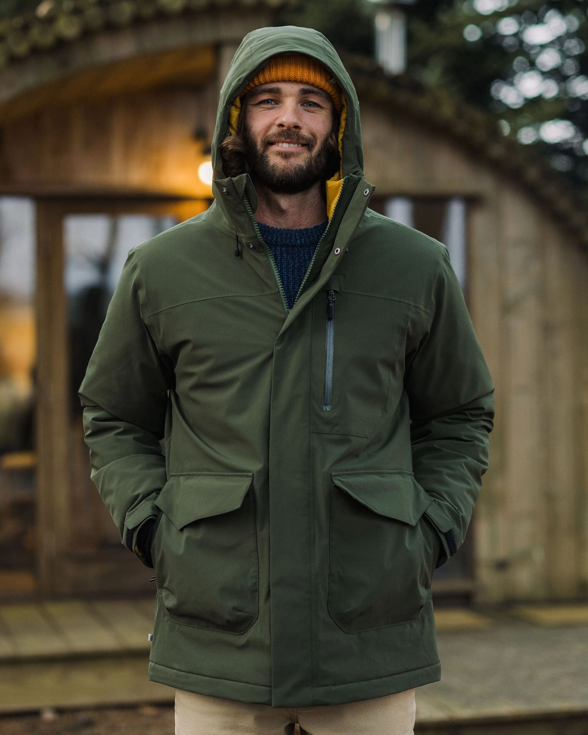 Rainier Waterproof Parka - Fir Tree - Lifestyle