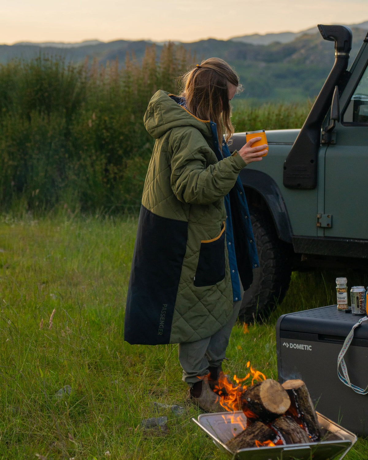 Campscape Fleece Lined Parka - Black/Khaki - IGC - Female