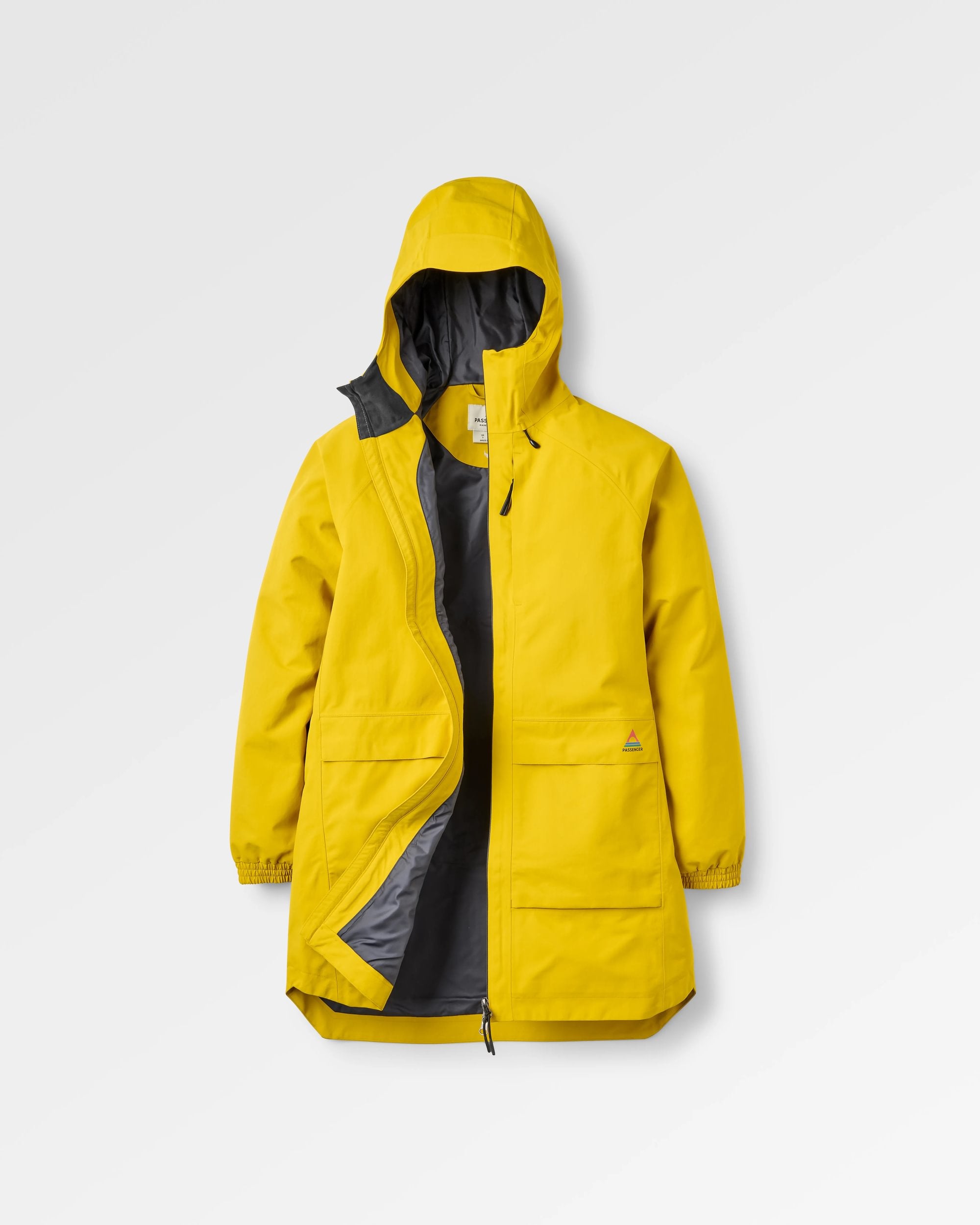 Serein Waterproof Parka - Heritage Yellow - Flatlay
