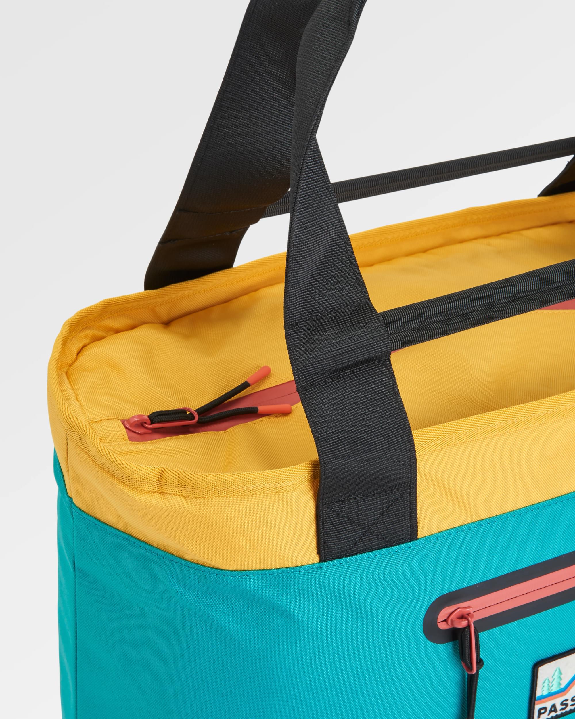 Tote Recycled Cooler Bag - Multi Primary - Flatlay