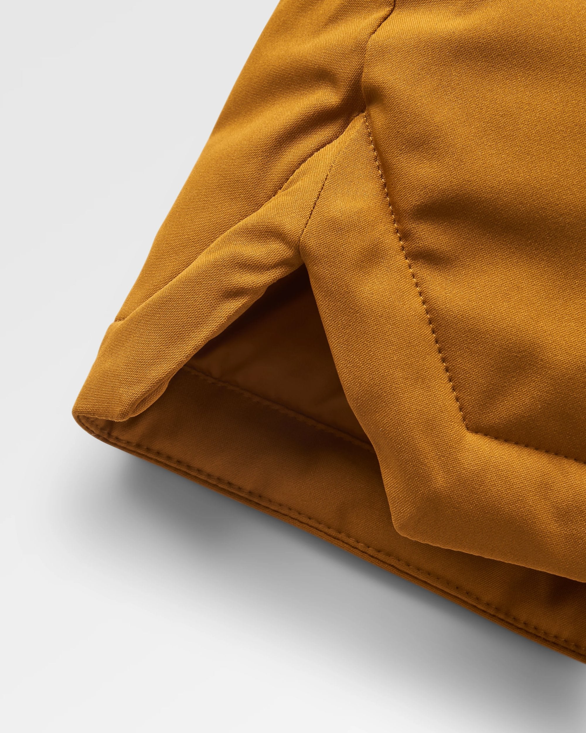 Lumi Colour Block Parka - Golden Brown - Flatlay