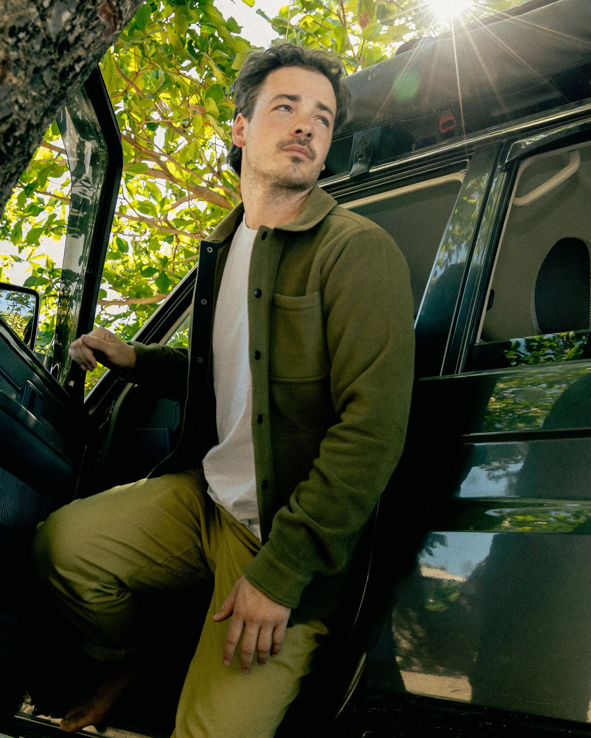 Adapt Polartec® Overshirt - Dark Olive - Lifestyle