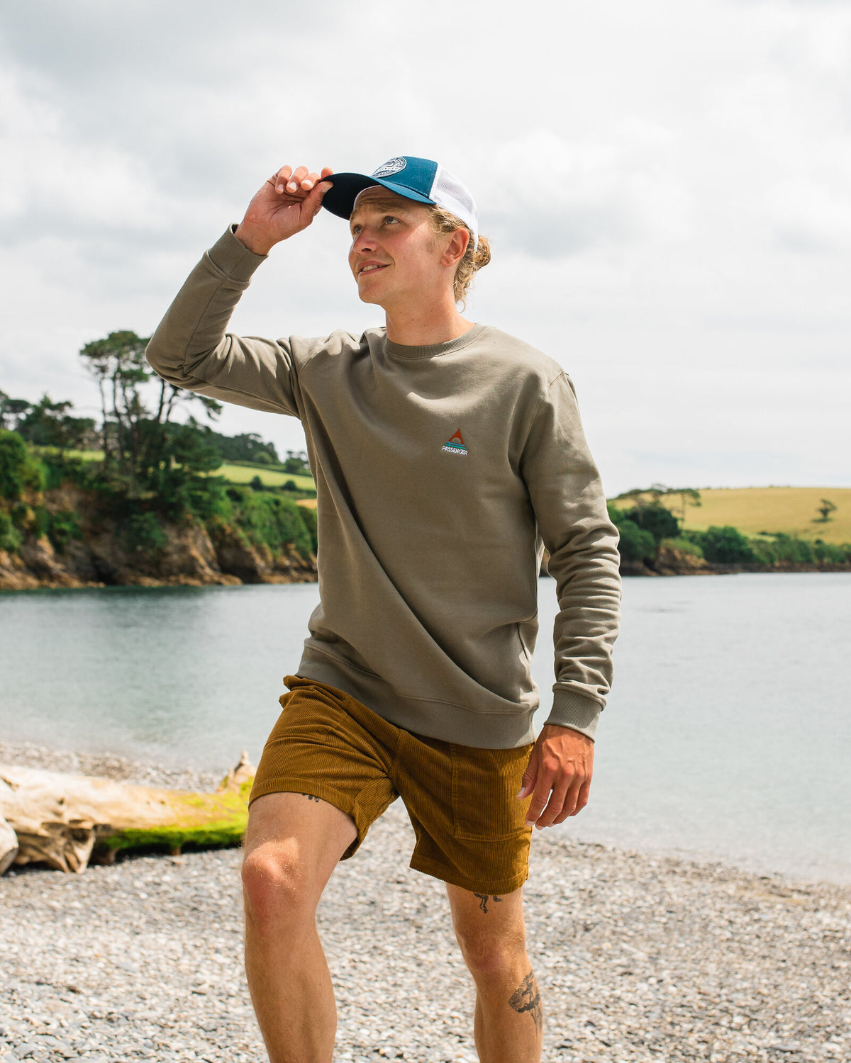 Vita Sweatshirt - Dusty Olive - Lifestyle