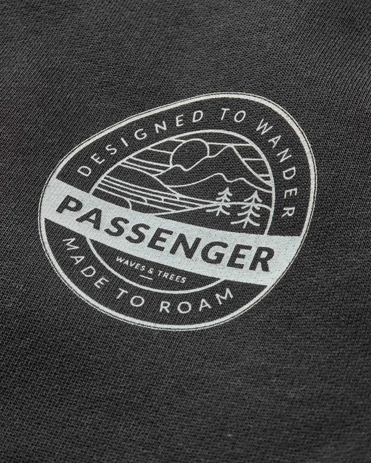 Odyssey Organic Cotton Sweatshirt - Black - Flatlay