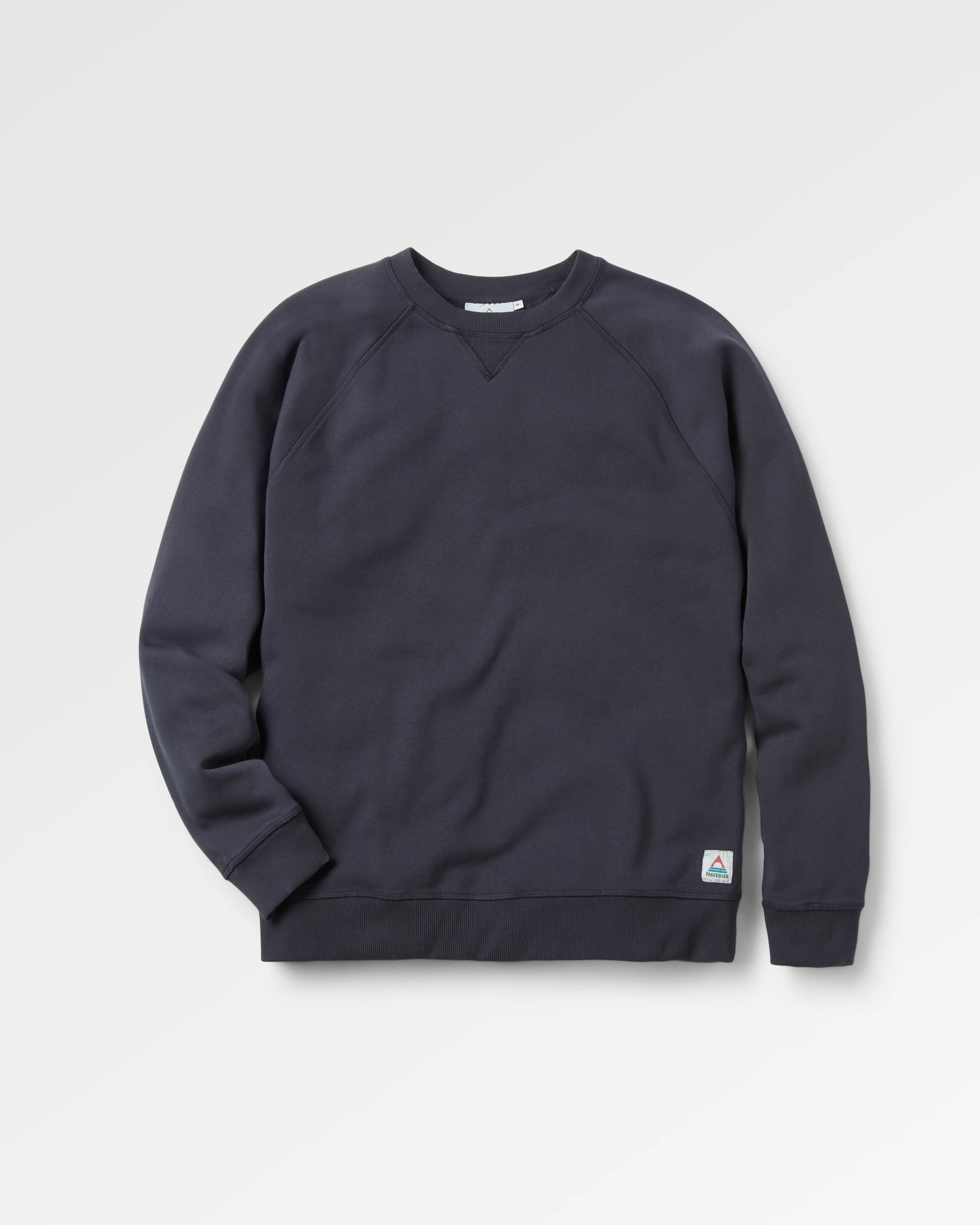 Heritage Recycled Cotton Sweatshirt - Black - Flatlay