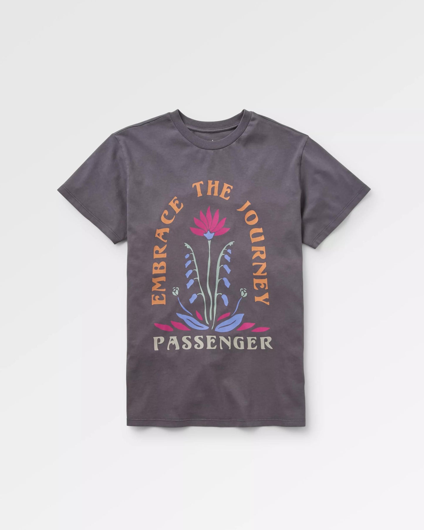 Bud Recycled Cotton Oversized T-Shirt - Charcoal