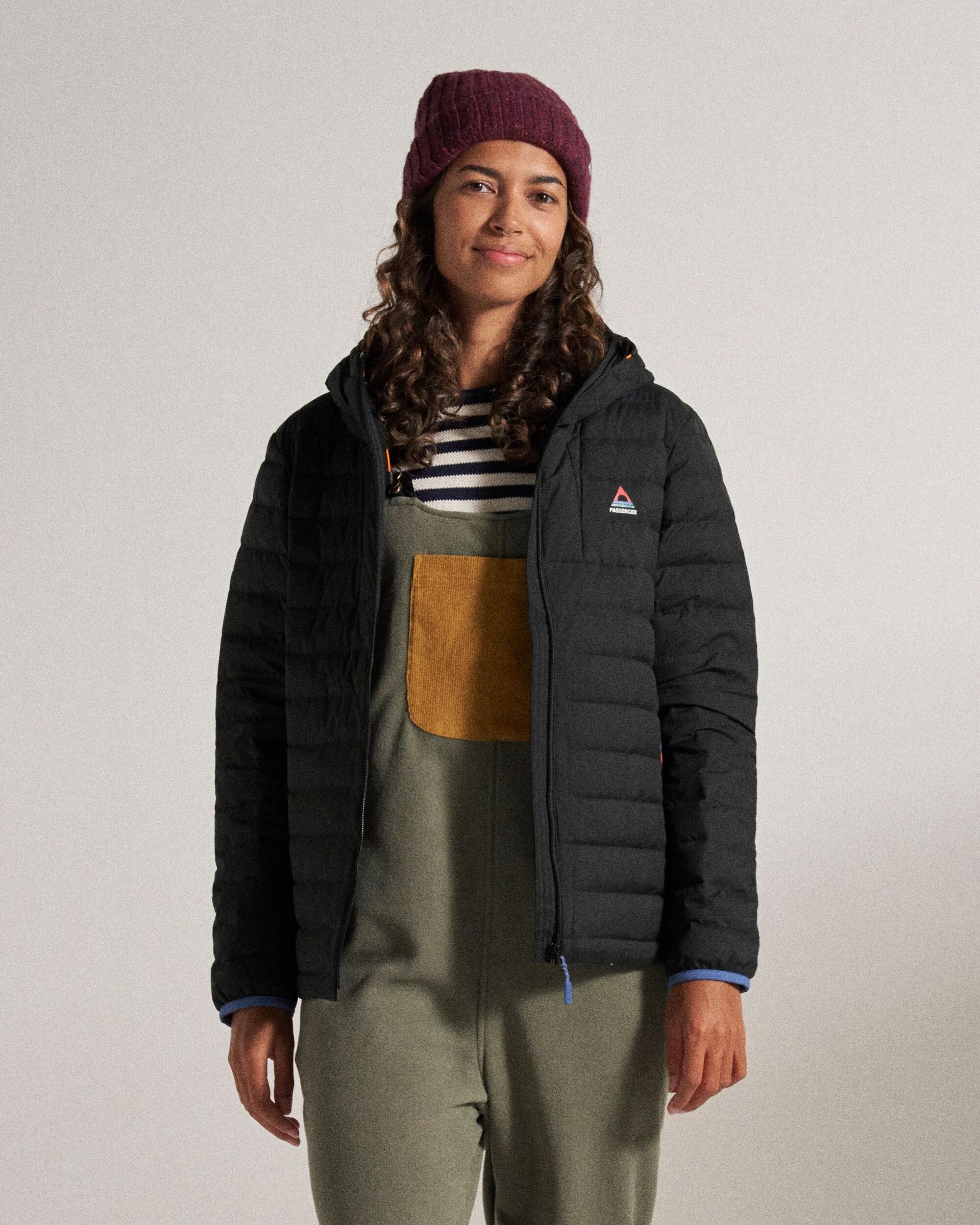 Northstar Down Recycled Jacket - Black - Studio Model