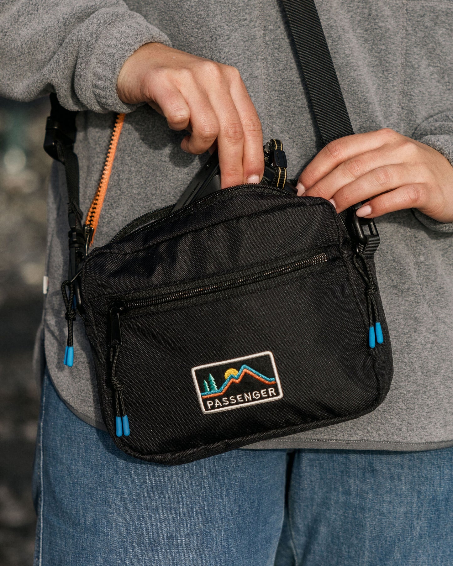 Womens_Mainland Recycled Hip Pack - Black