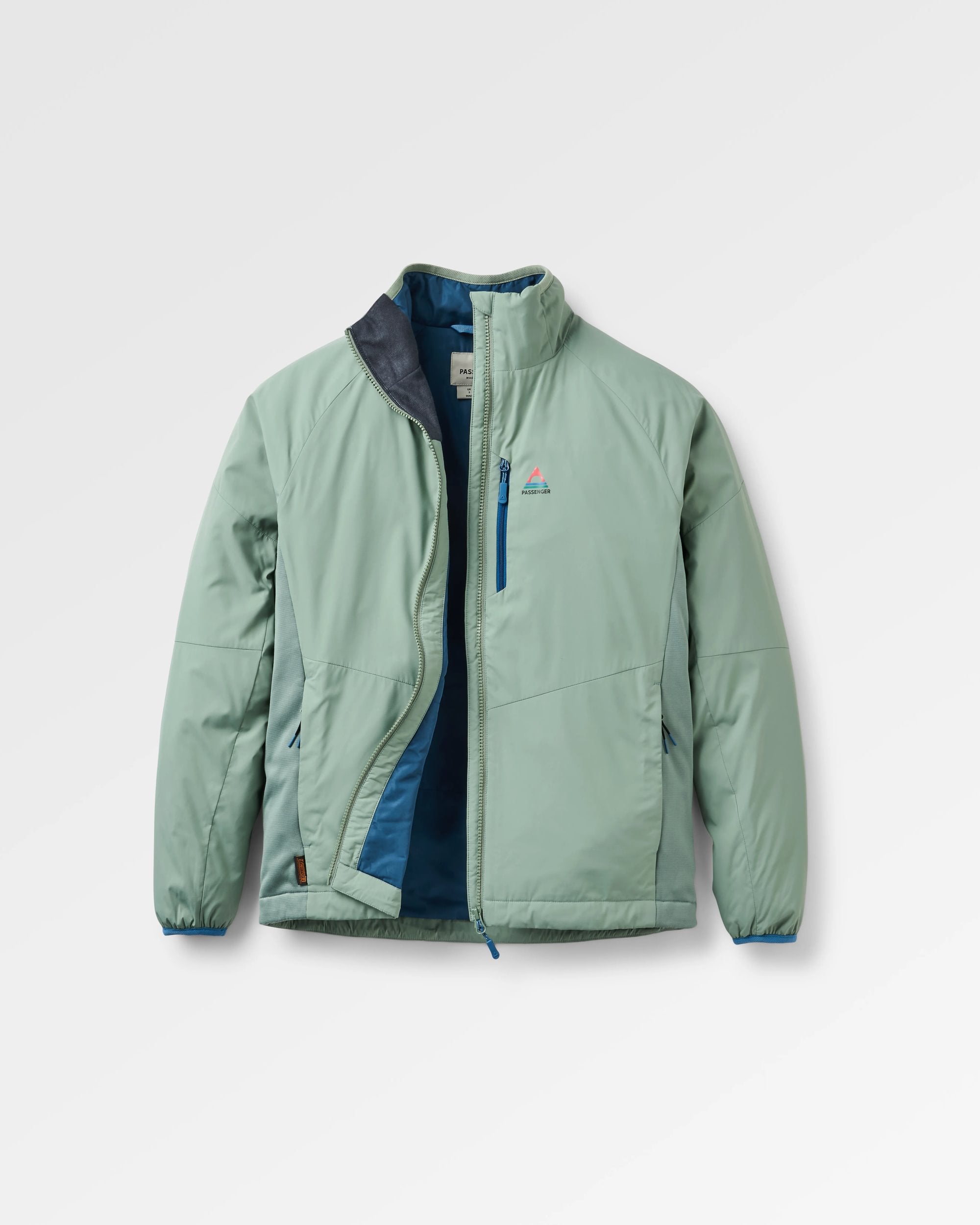 Shasta Lightweight Recycled Thermore® Insulated Hoodless Jacket - Pistachio - Flatlay