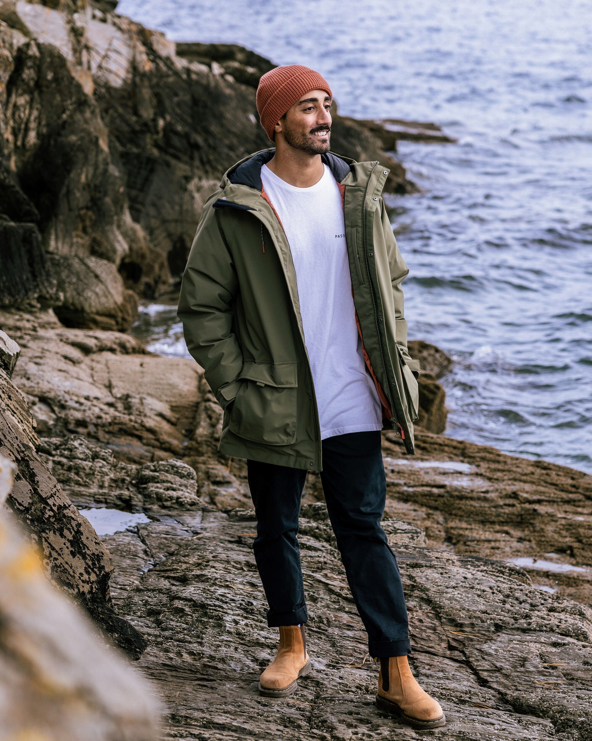 Baltic Recycled Insulated Parka - Khaki - Lifestyle