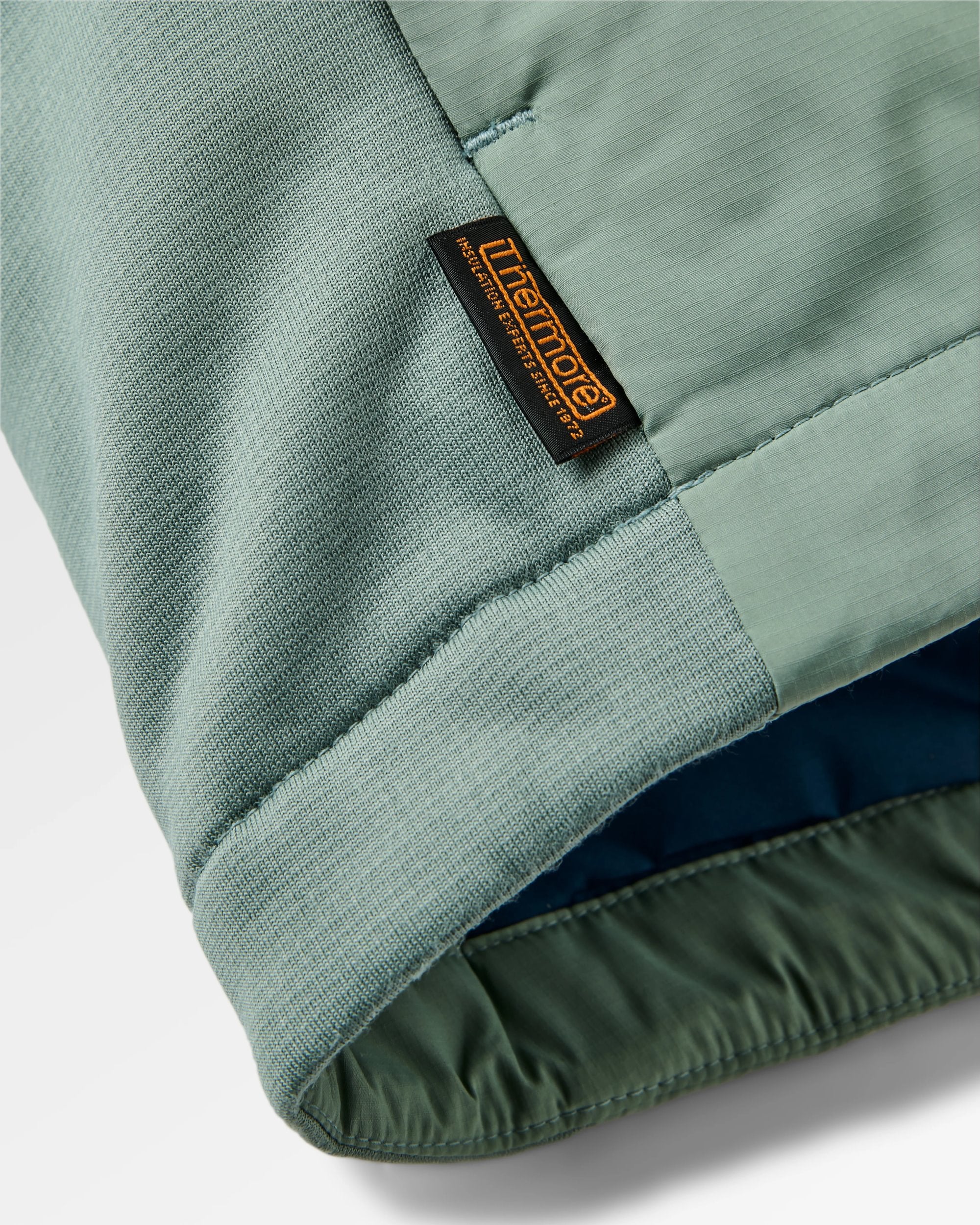 Shasta Lightweight Recycled Thermore® Insulated Hoodless Jacket - Pistachio - Flatlay