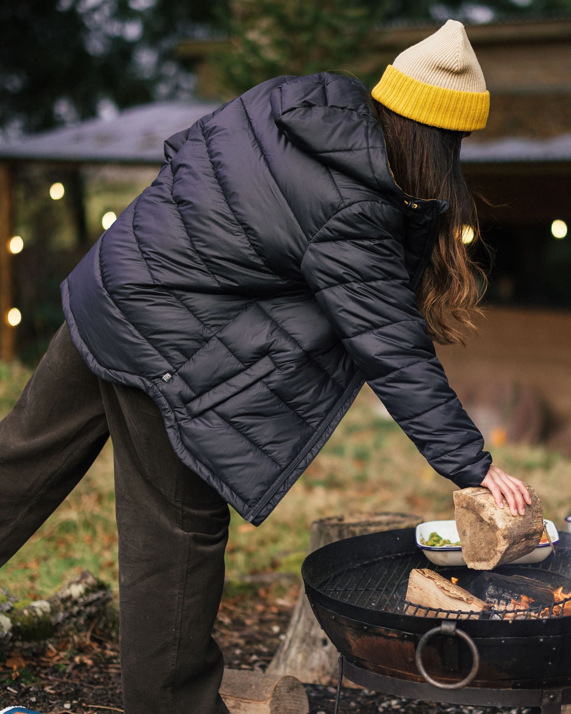 Kai Recycled Insulated Jacket - Black - Lifestyle