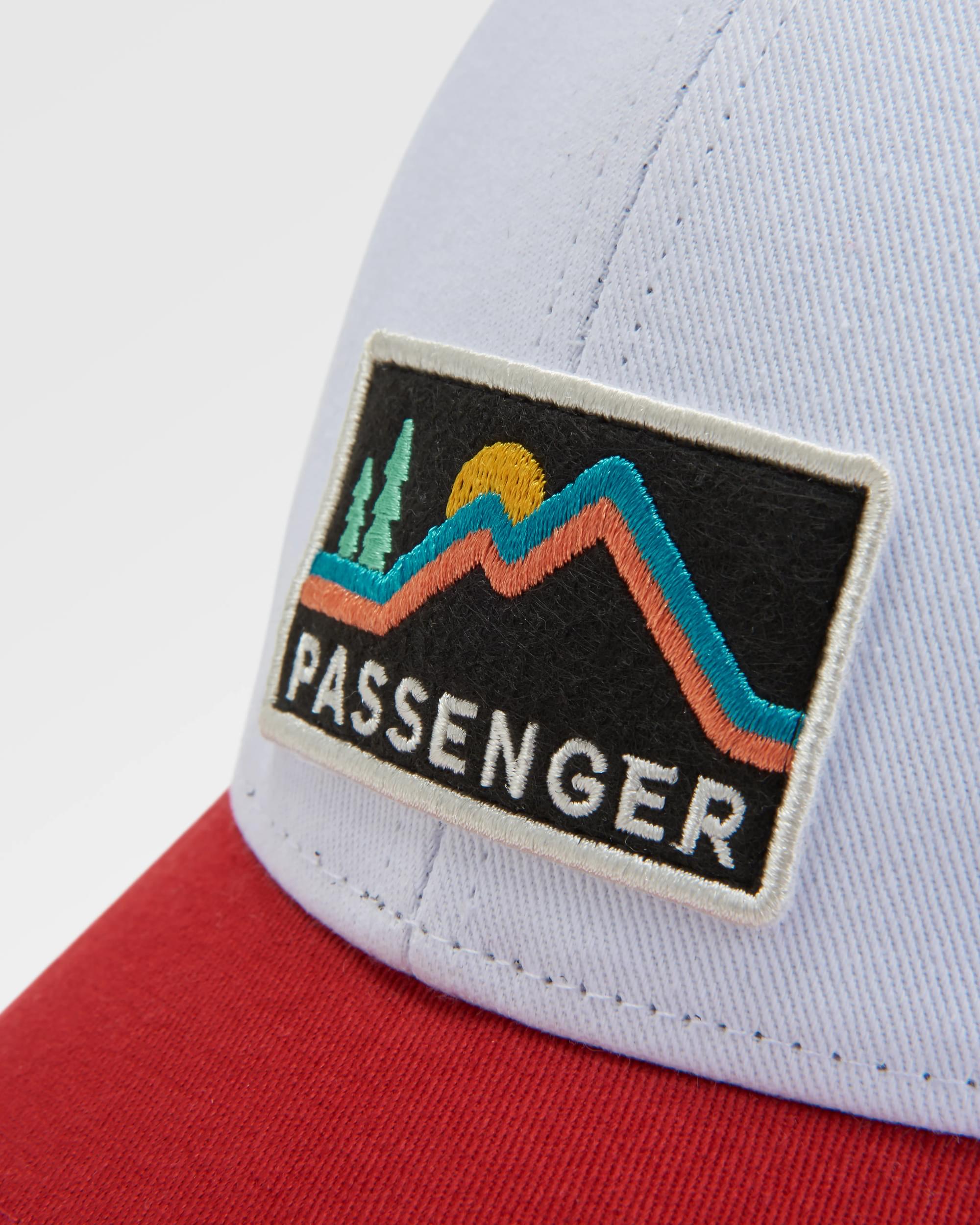 Made To Roam Trucker Cap - Black/Red Spice - Flatlay