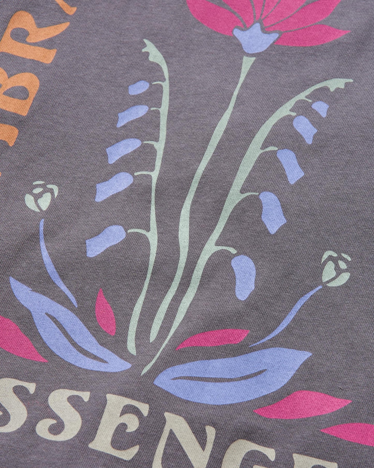 Bud Recycled Cotton Oversized T-Shirt - Charcoal