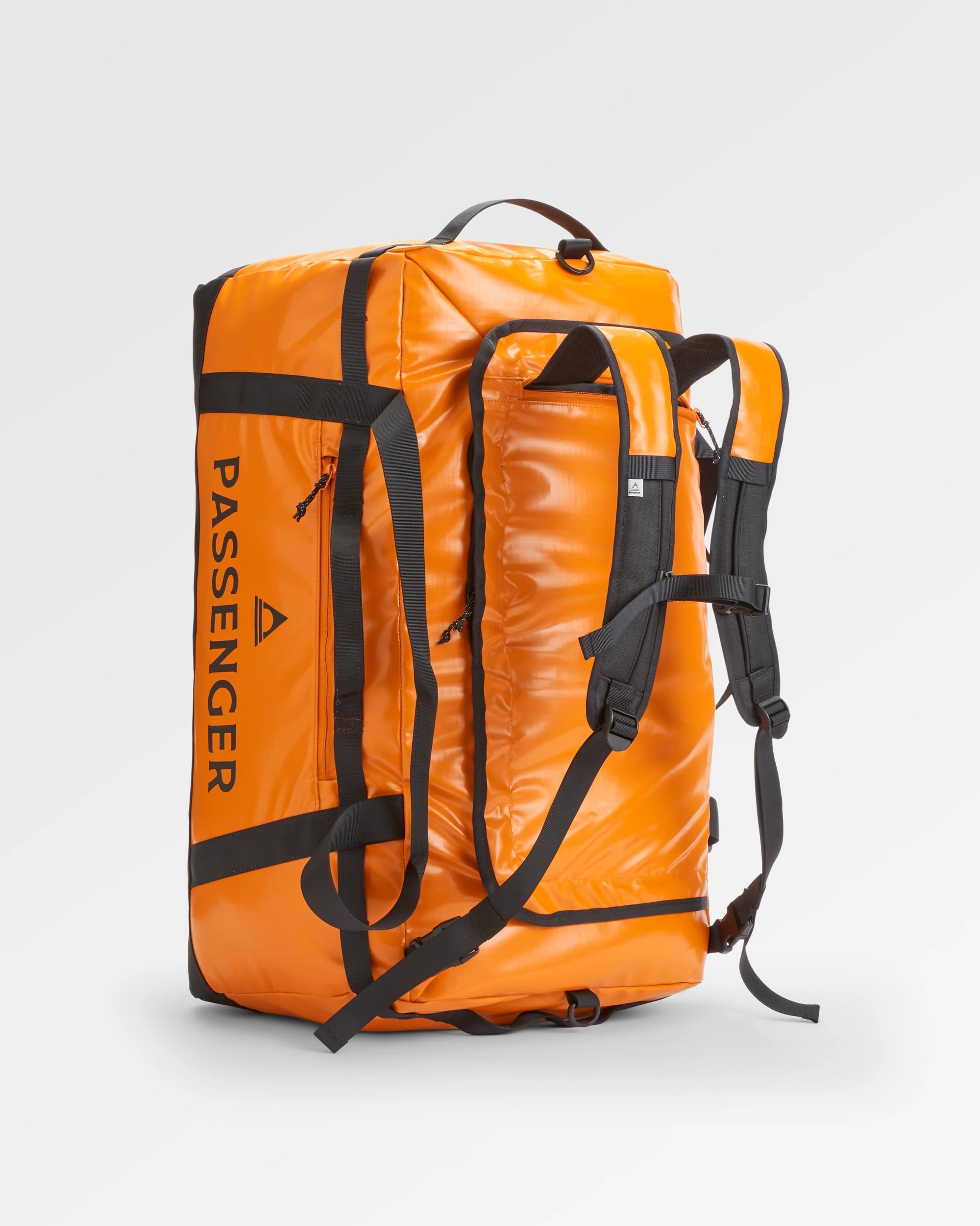 Roamer Recycled 80L Duffel Bag - Sunrise Orange - Flatlay