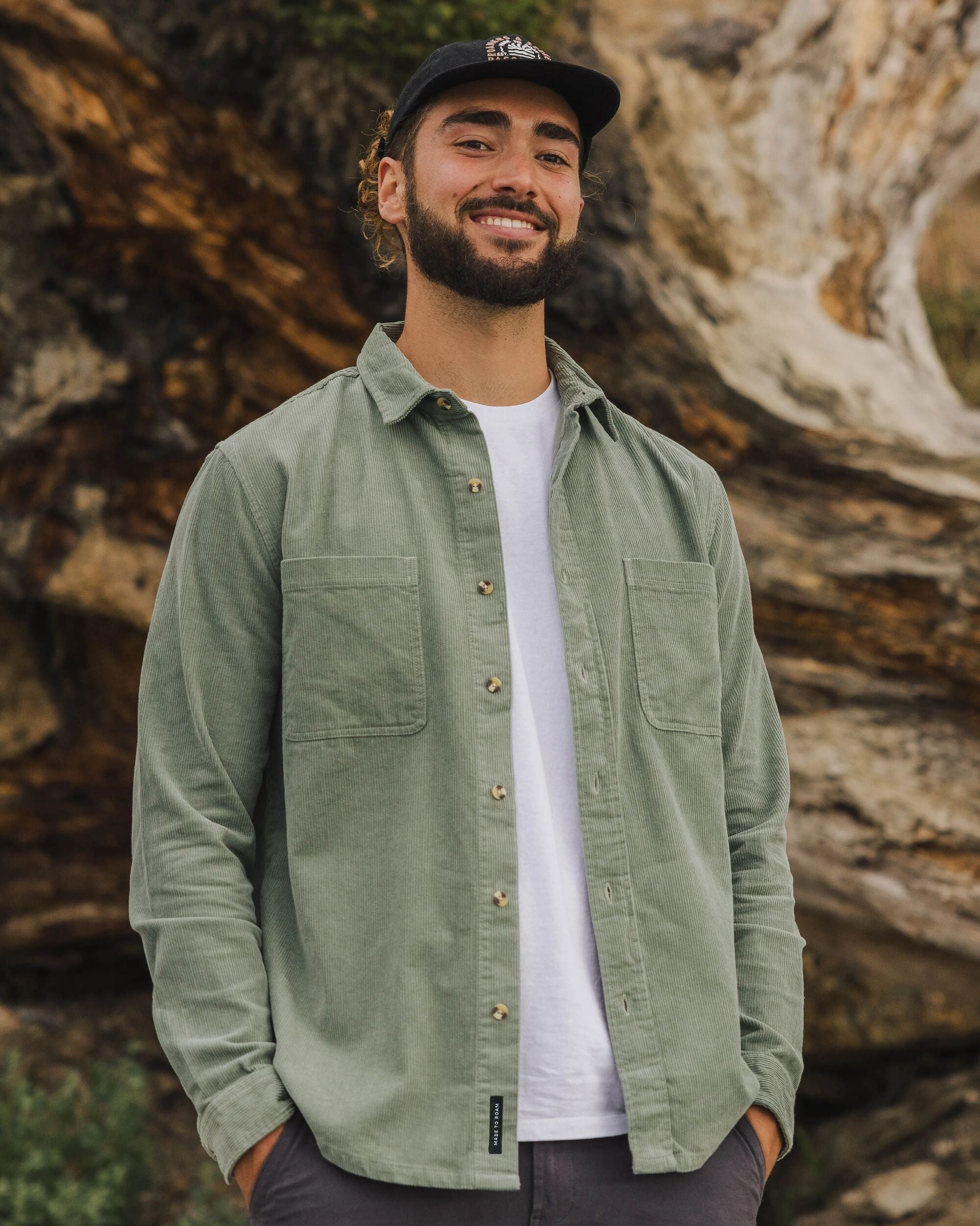 Backcountry Cord Shirt - Pistachio - Lifestyle