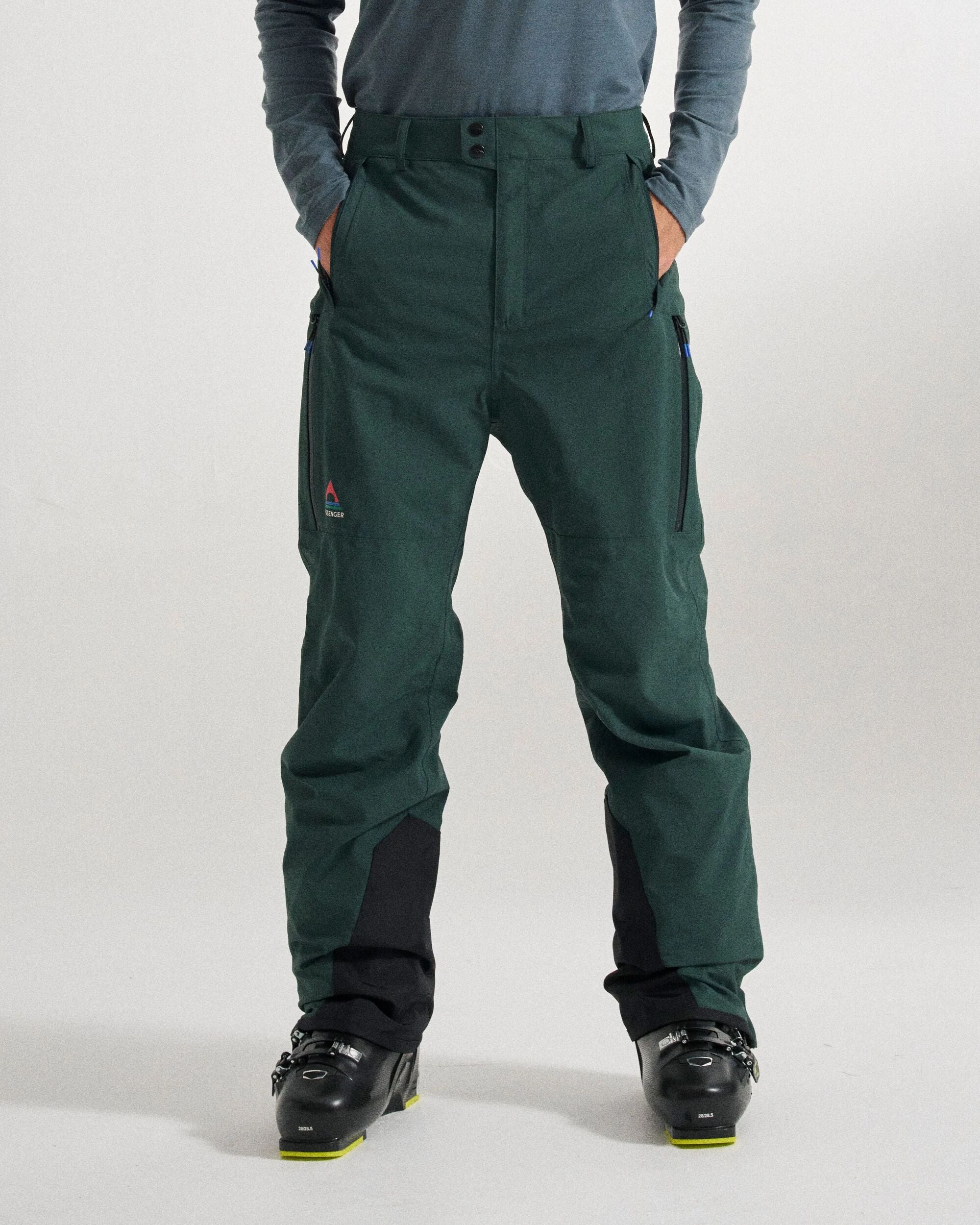 Snowscape Men's Recycled Pant - Dark Fern - Studio Model