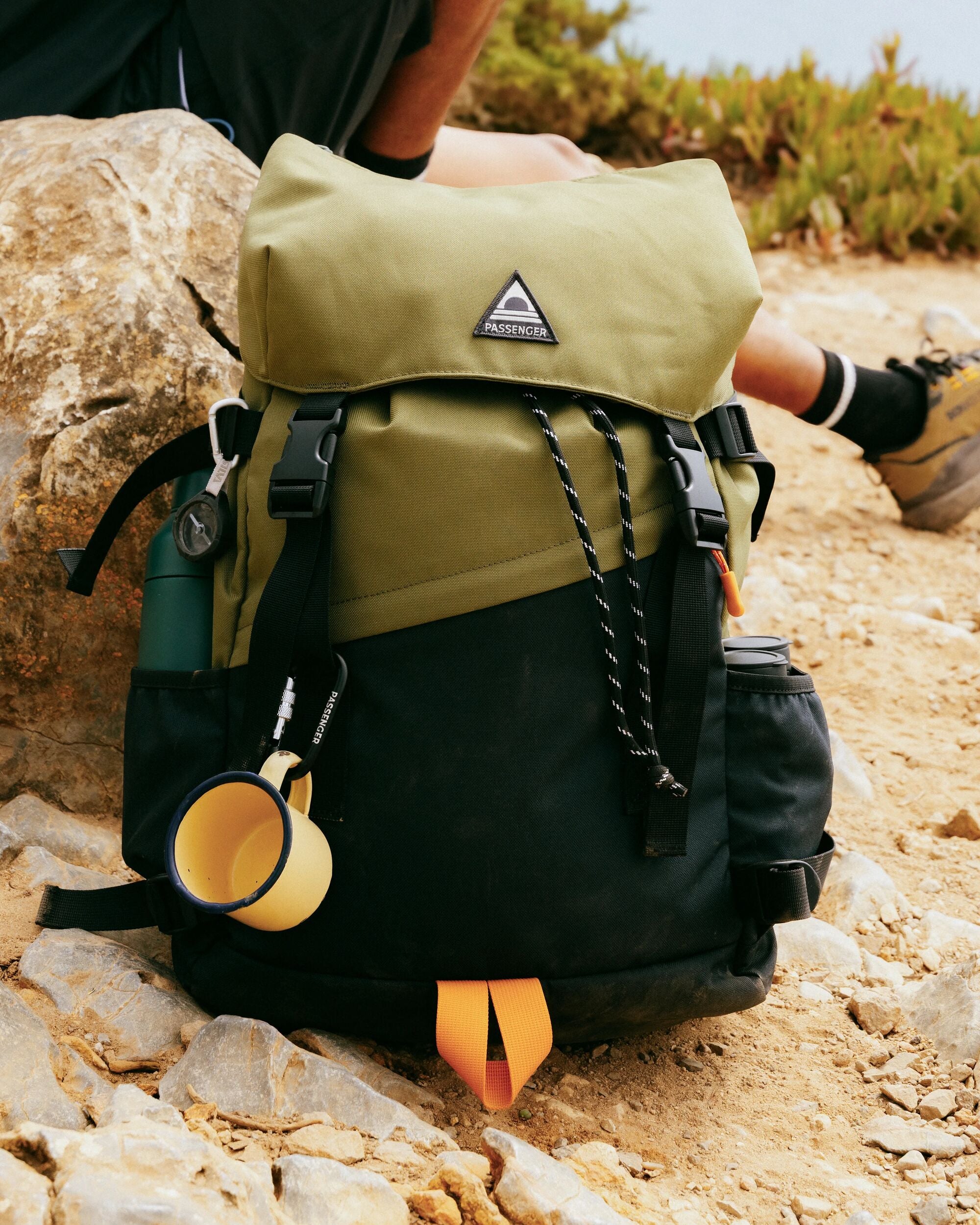 Boondocker 26L Backpack - Black/Khaki - Lifestyle