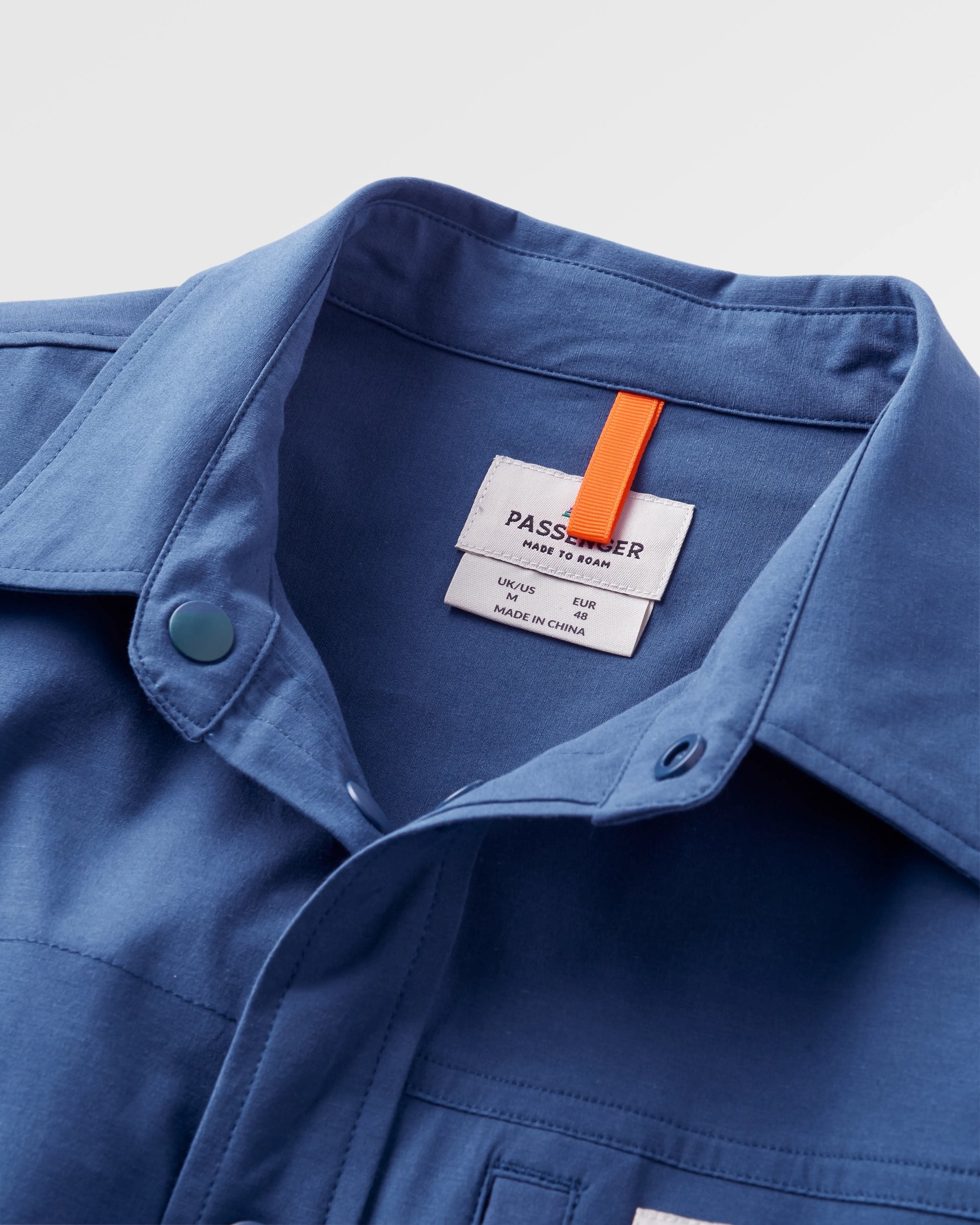 Traveller Stretch Shirt - Dark Denim - Flatlay