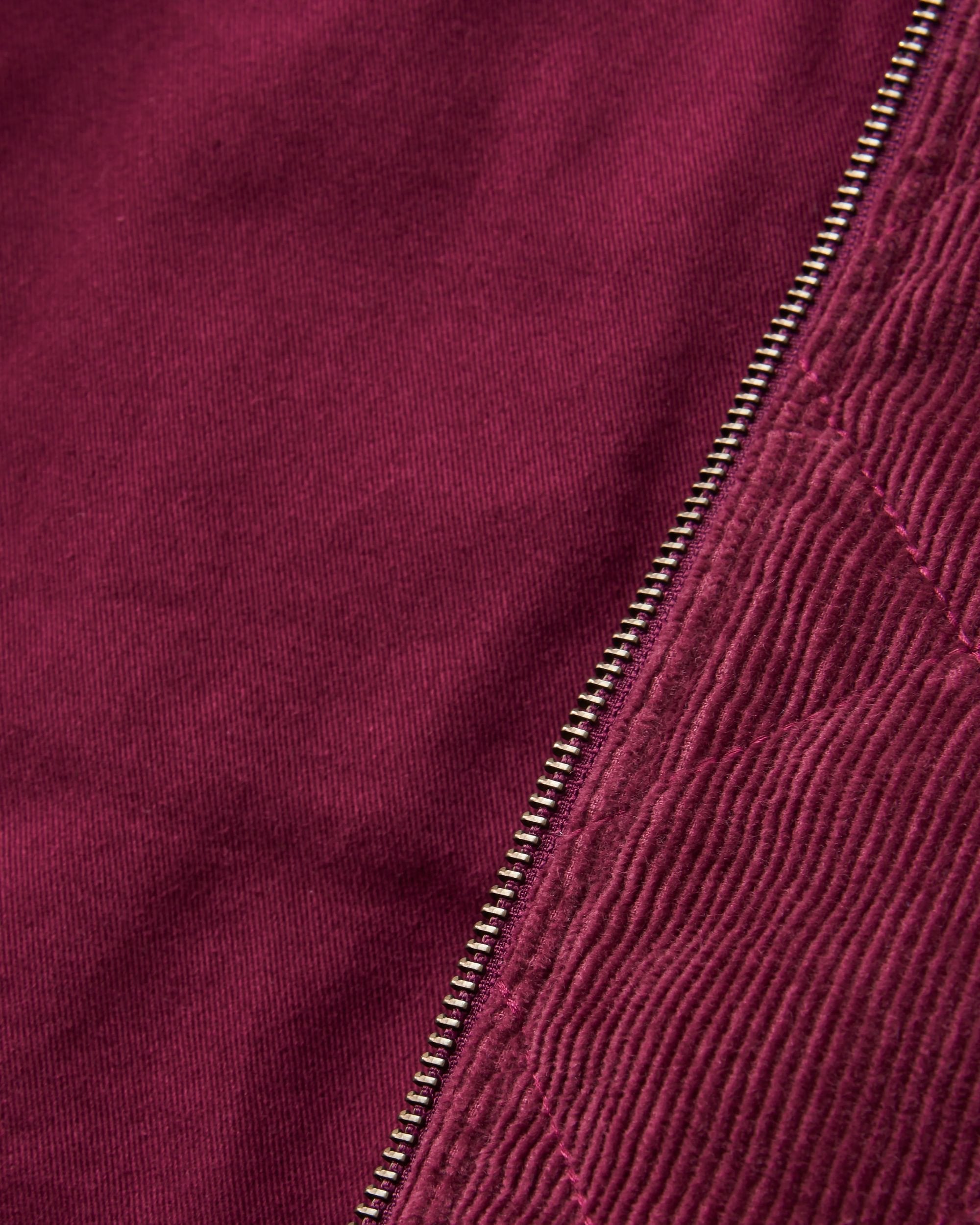 Lucia Cord Jacket - Fig - Flatlay