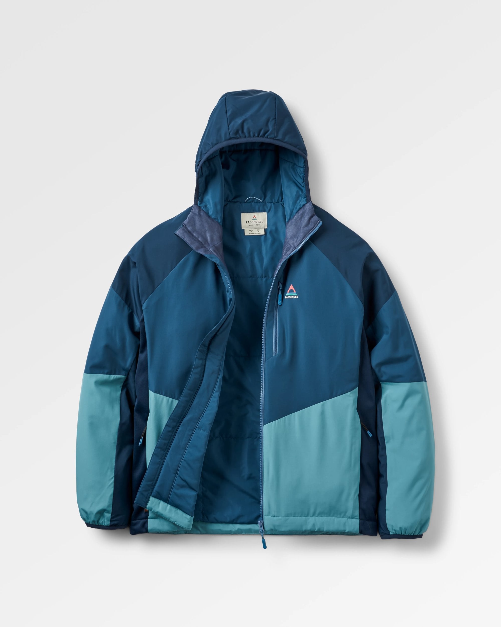 Daybreak Lightweight Recycled Thermore® Insulated Jacket - Rich Navy/Dark Denim/Arctic - Flatlay
