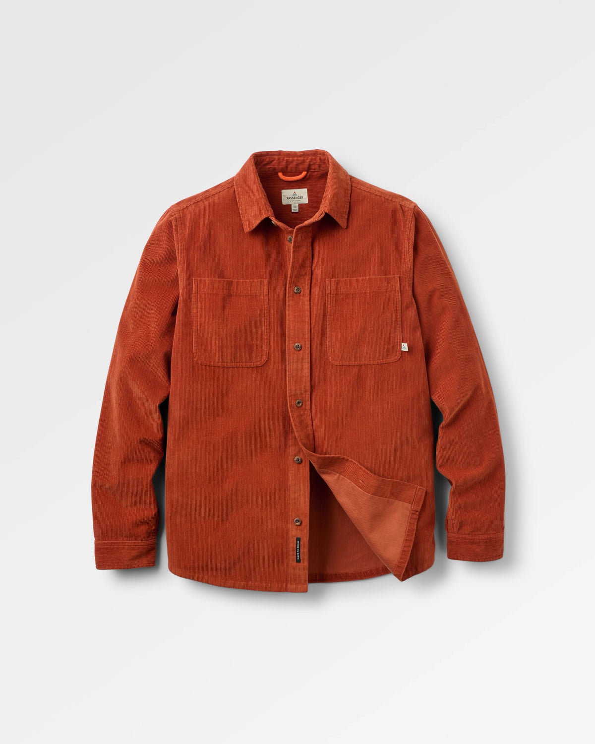 Backcountry Cord Shirt - Dark Rust - Flatlay