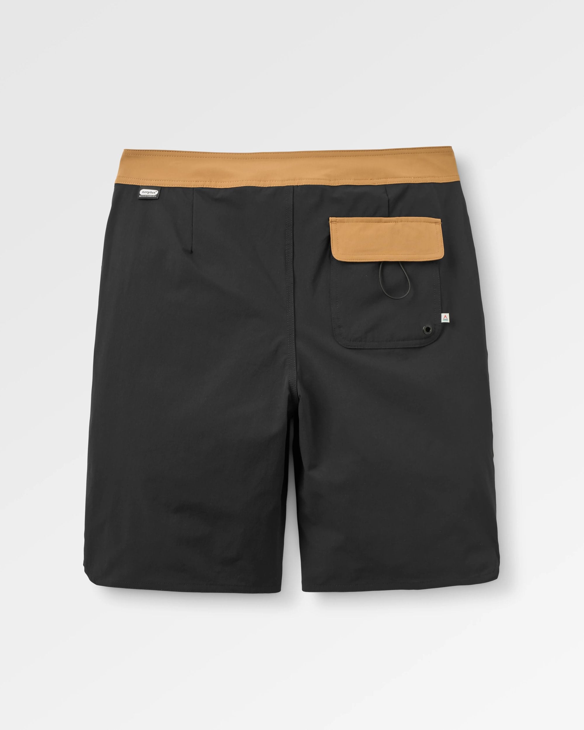 Cruiser NetPlus® Recycled 21" Boardshort - Black - Flatlay