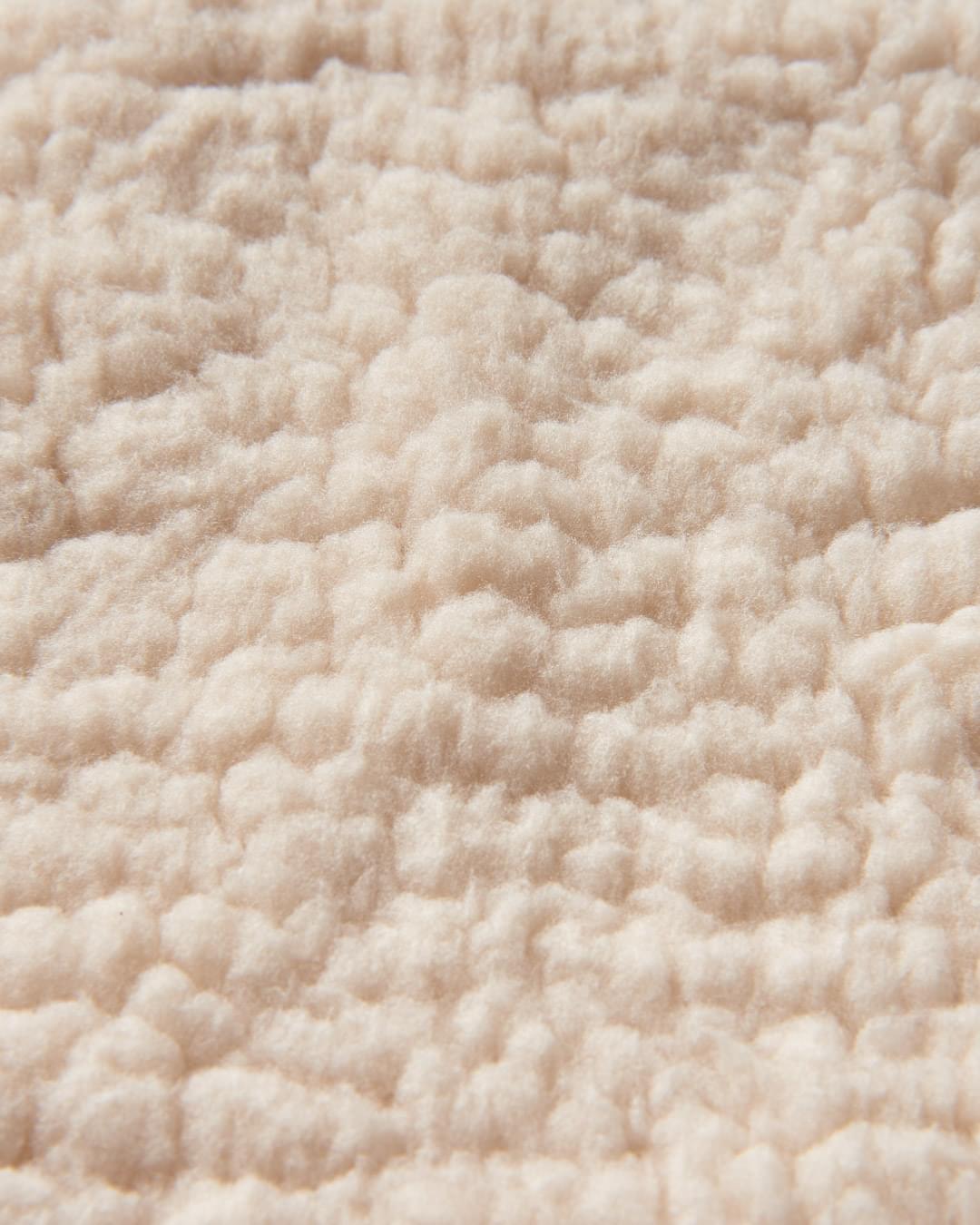 Waves Recycled Sherpa-Lined Changing Robe - Deep Blue Camo Pattern - Flatlay