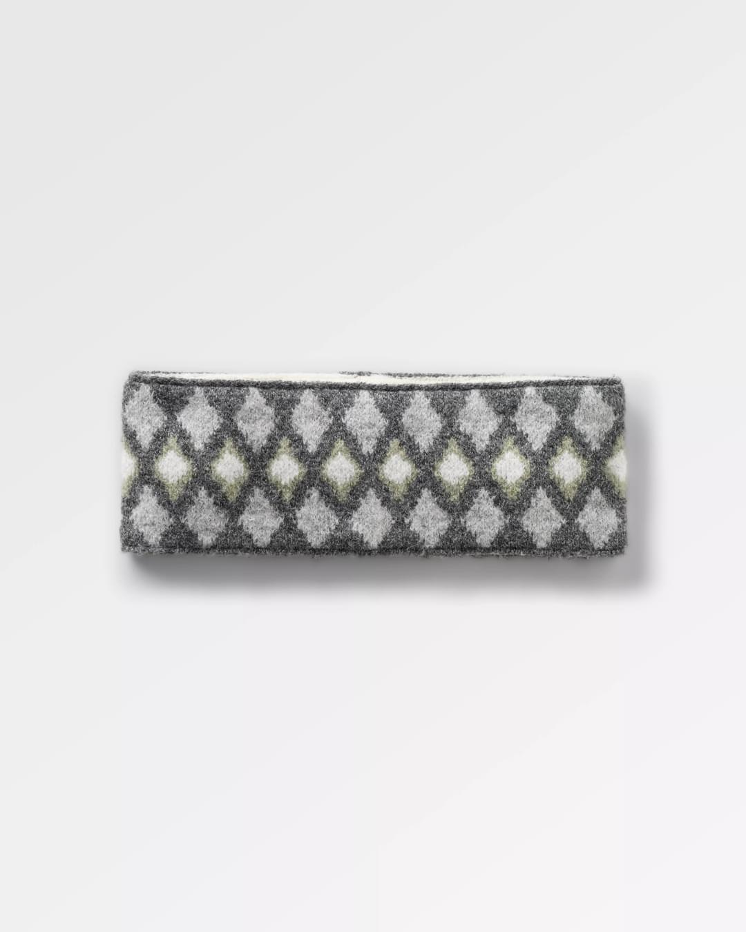 Dwindling Recycled Headband - Grey Marl - Flatlay