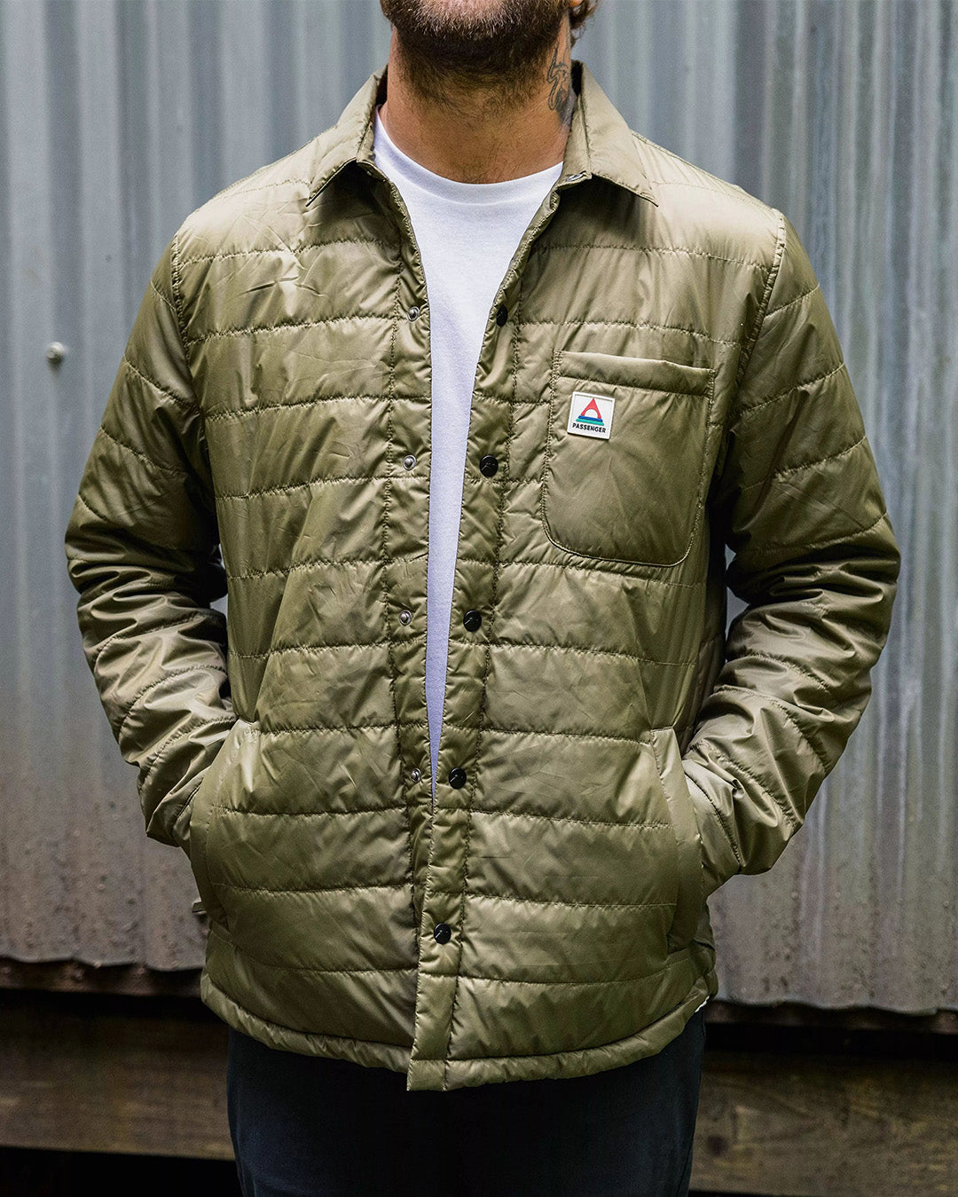 Insulated overshirt on sale