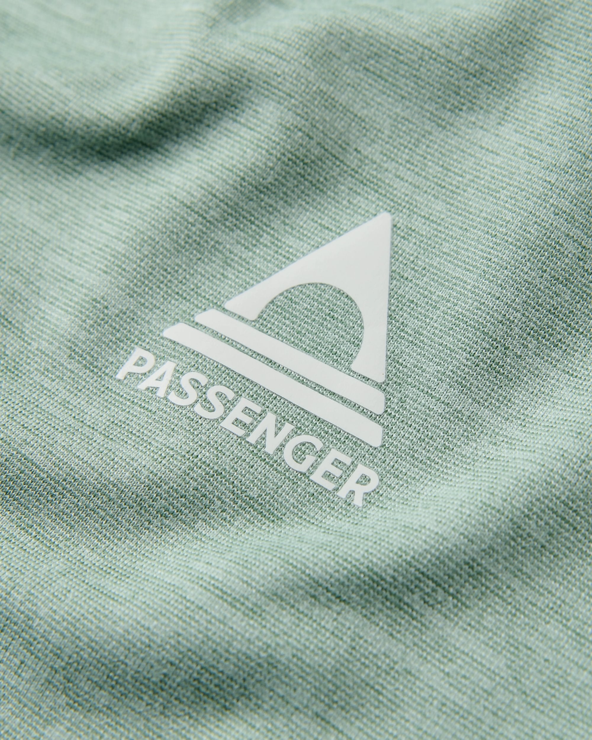 Light Ray Lightweight UPF50 LS T-Shirt - Pistachio Marl - Flatlay