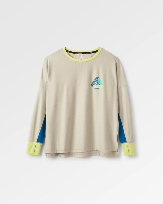 Pacifica Recycled Active LS Top - Birch Marl