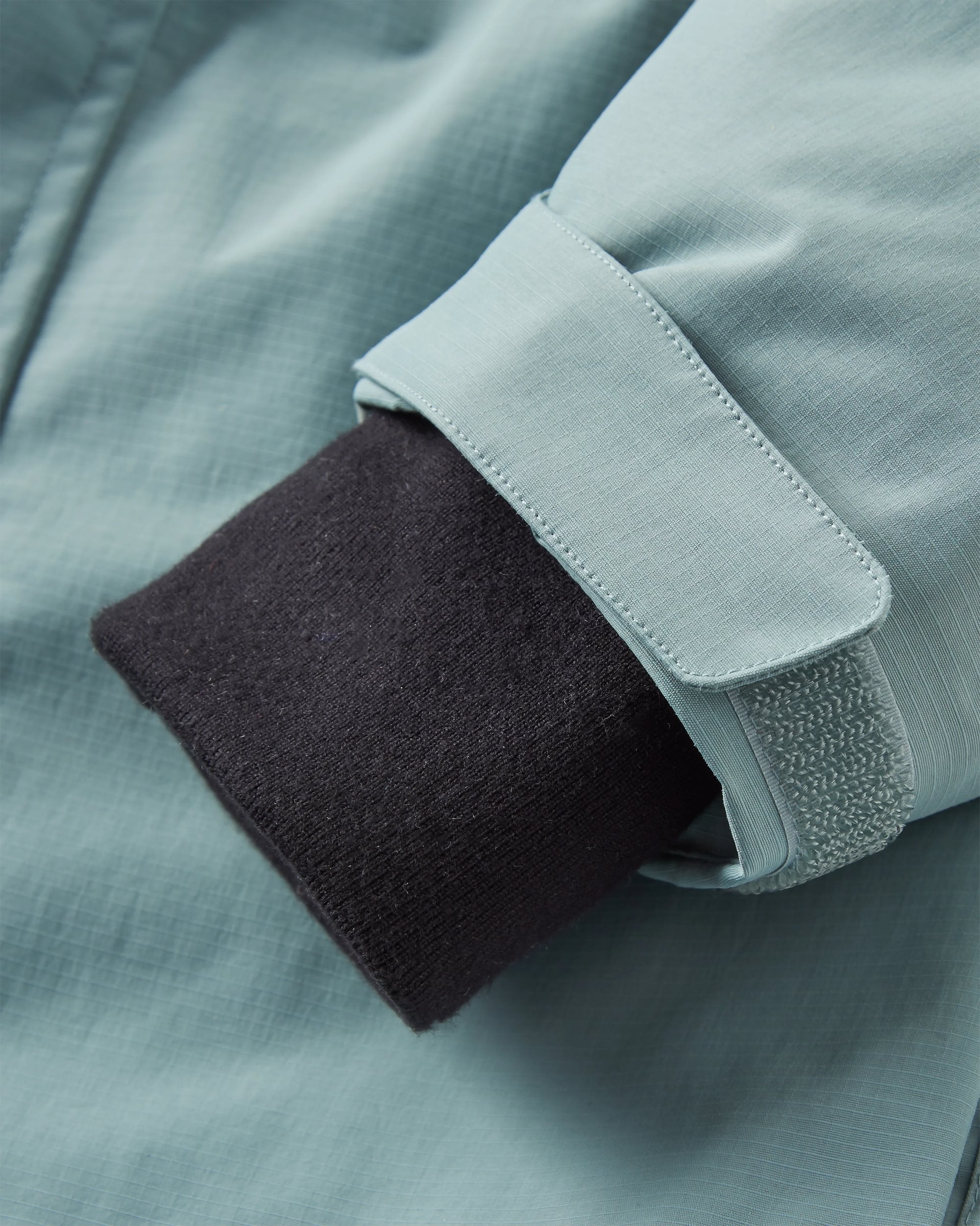 Explorer Waterproof Down Parka - Stormy Sea - Flatlay