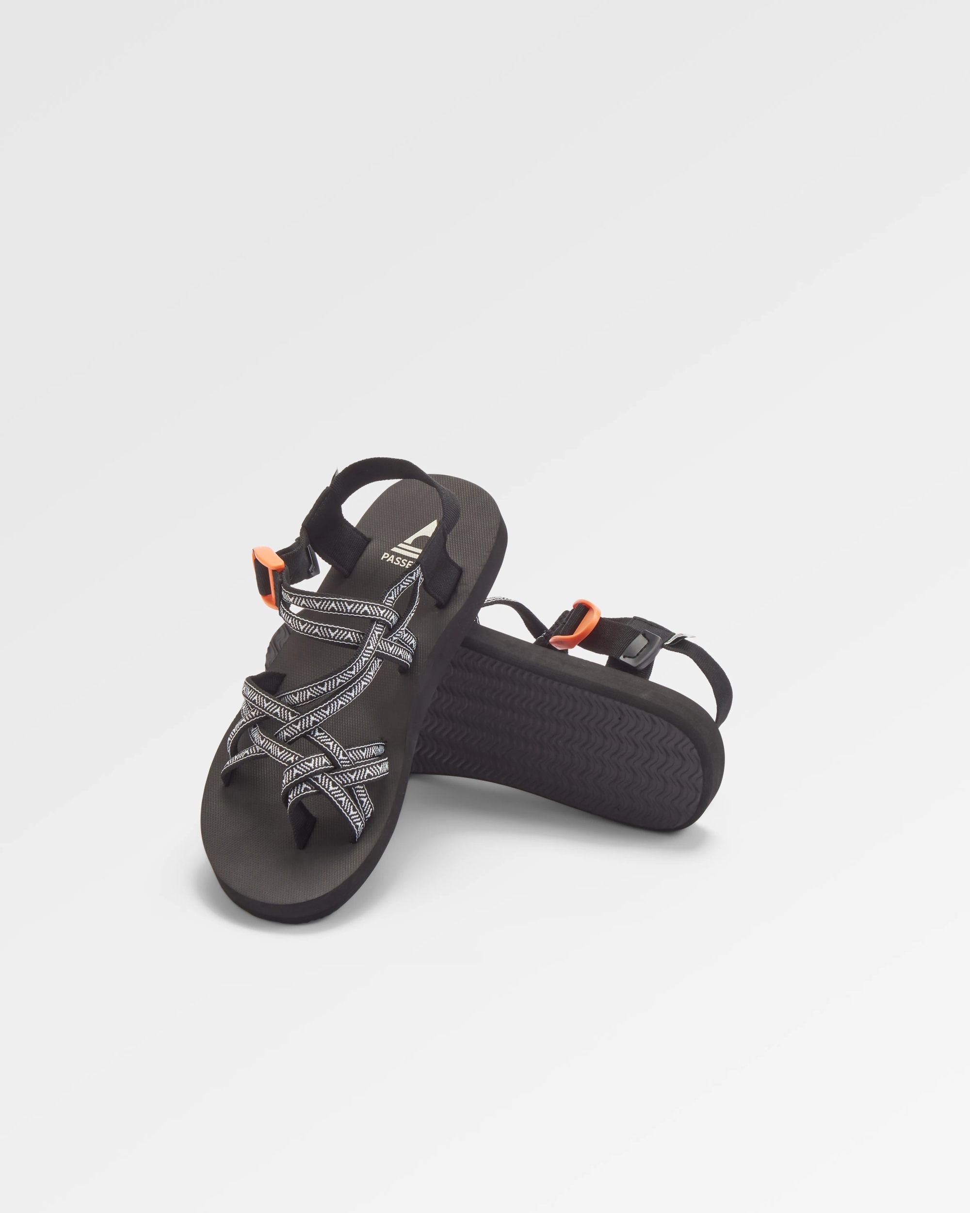 Atlas Sandal - Trail Monochrome - Flatlay