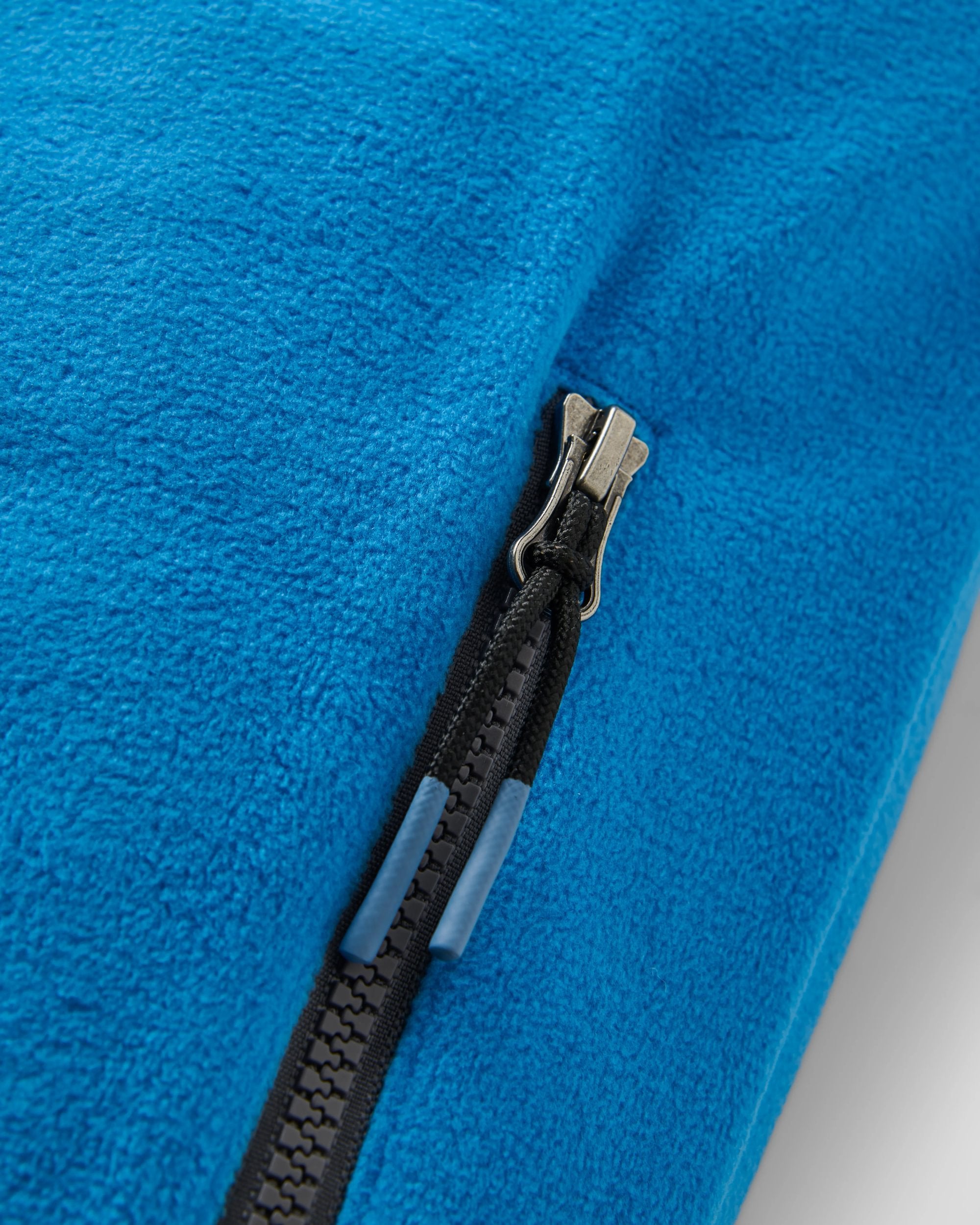 Set Off Reversible Polartec® Fleece Vest - Warm Beige/Marine Blue - Flatlay