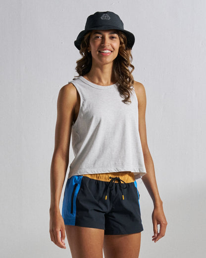Legacy Vest - Light Grey Marl - Studio Model