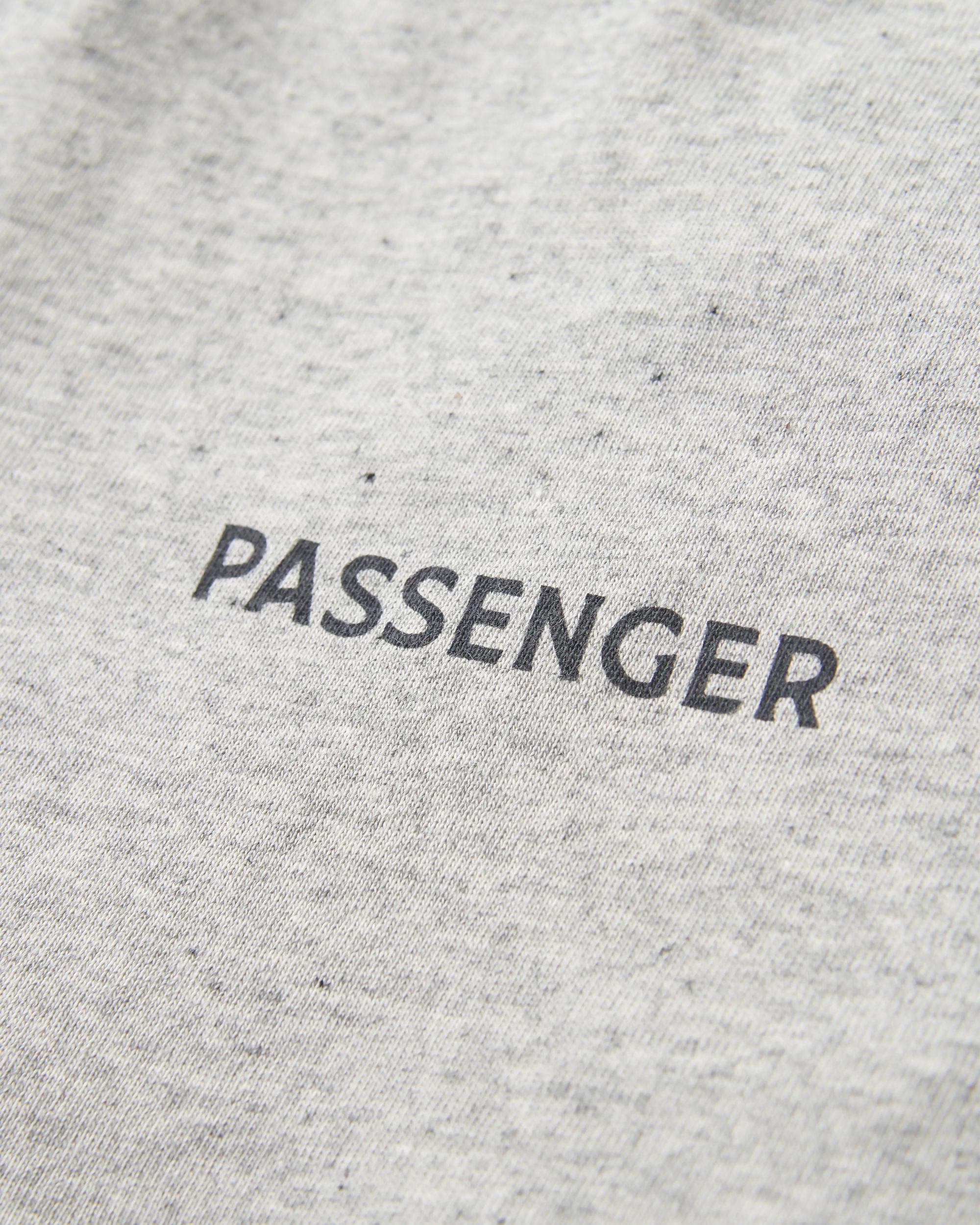 Roamer Recycled Cotton Raglan T-Shirt - Grey Marl - Flatlay