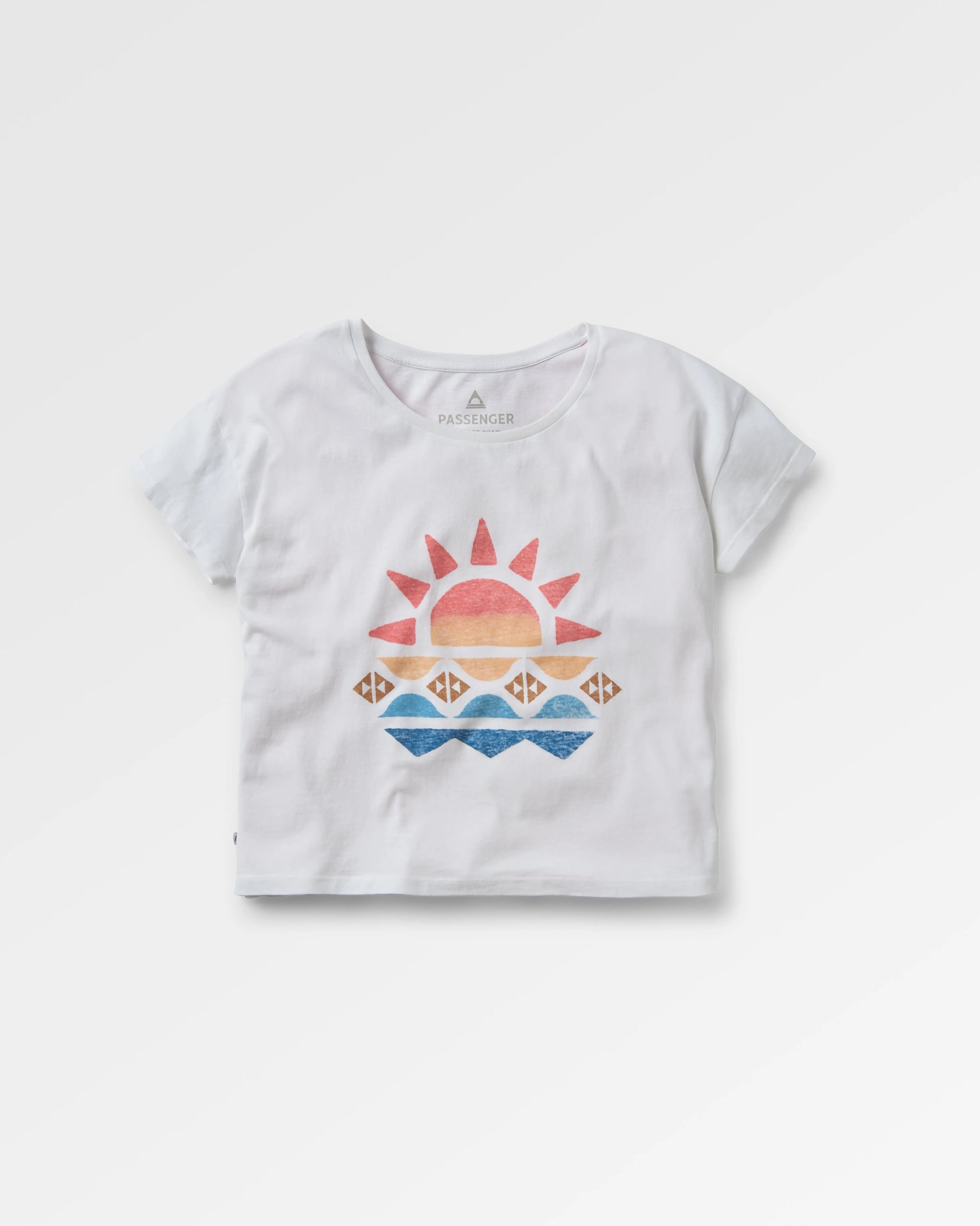 Sunray Recycled Cotton T-Shirt - White