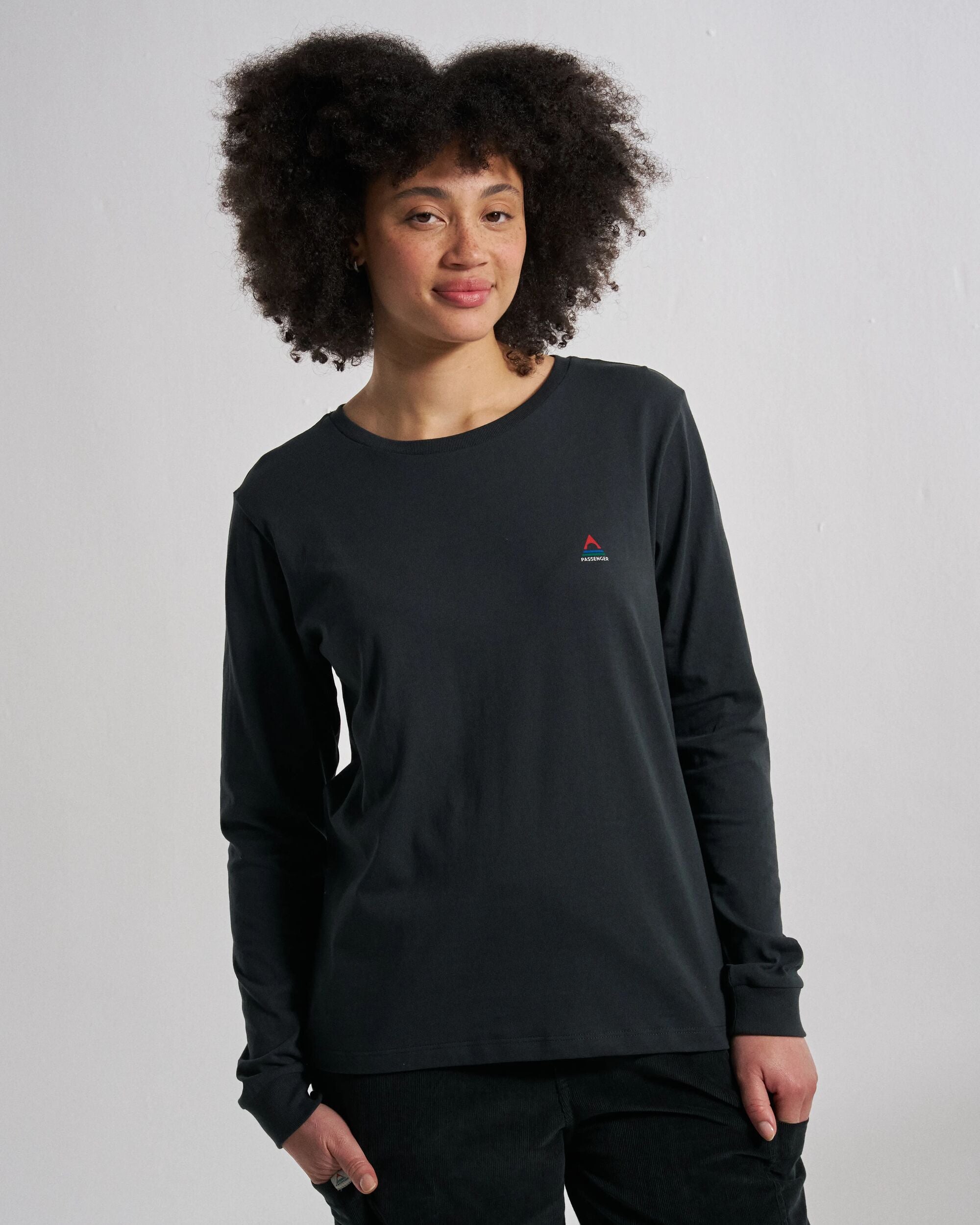 Classic LS T-Shirt - Black - Studio Model