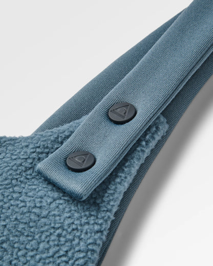 Campout Fleece Dungaree - Stormy Blue - Flatlay