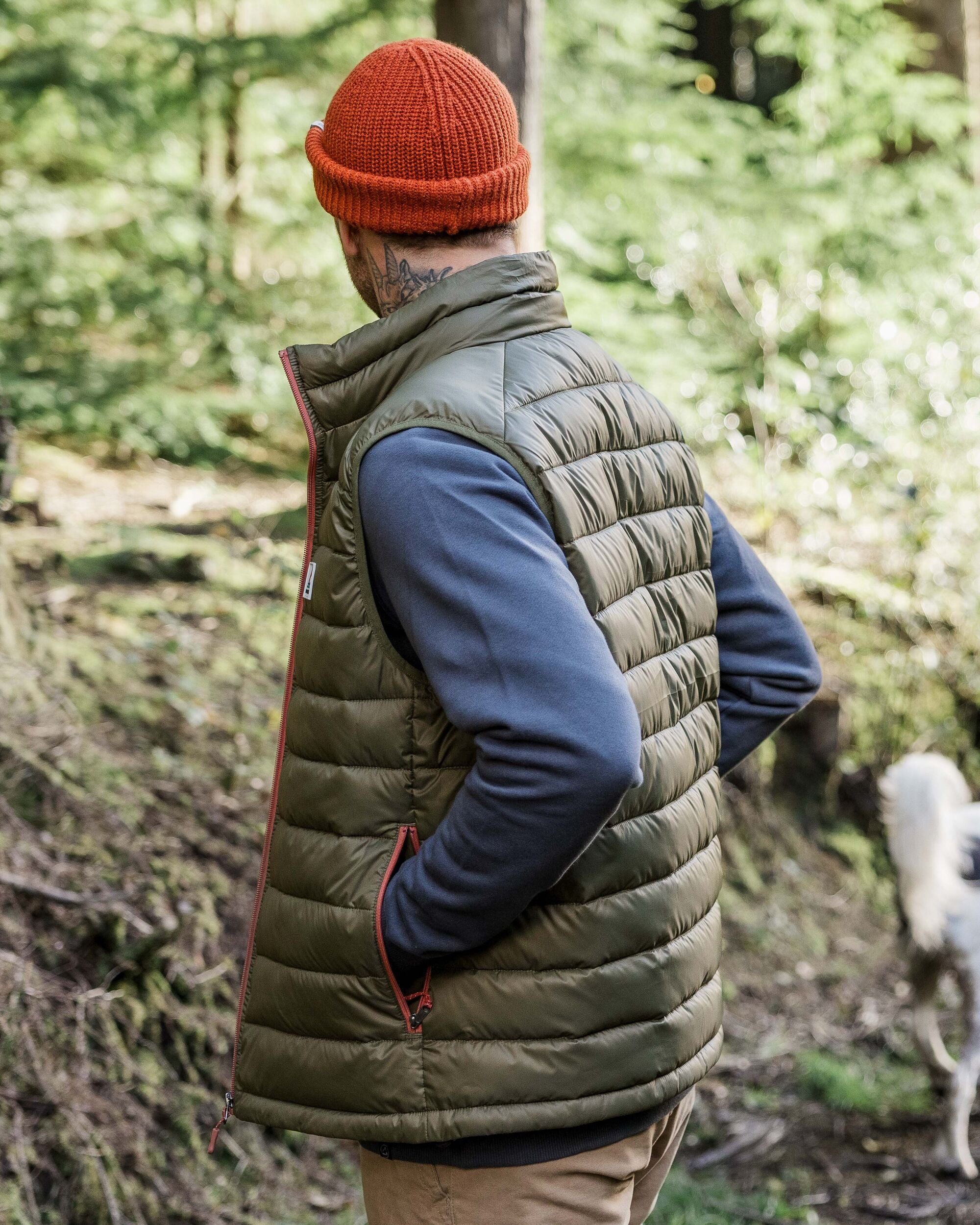 Roamer Insulated Vest - Khaki - Lifestyle