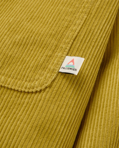 Backcountry Cord Shirt - Heritage Yellow - Flatlay