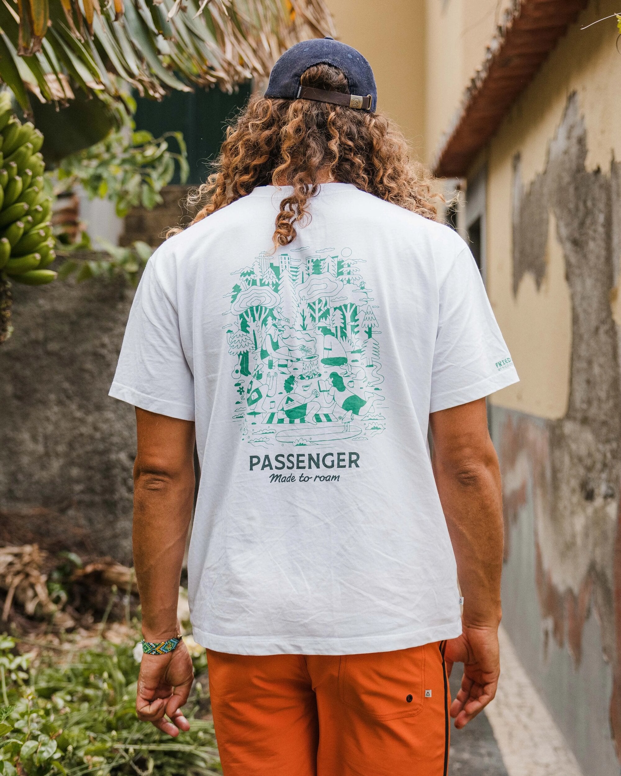 Better Outside Organic Relaxed Fit T-Shirt - White - Lifestyle