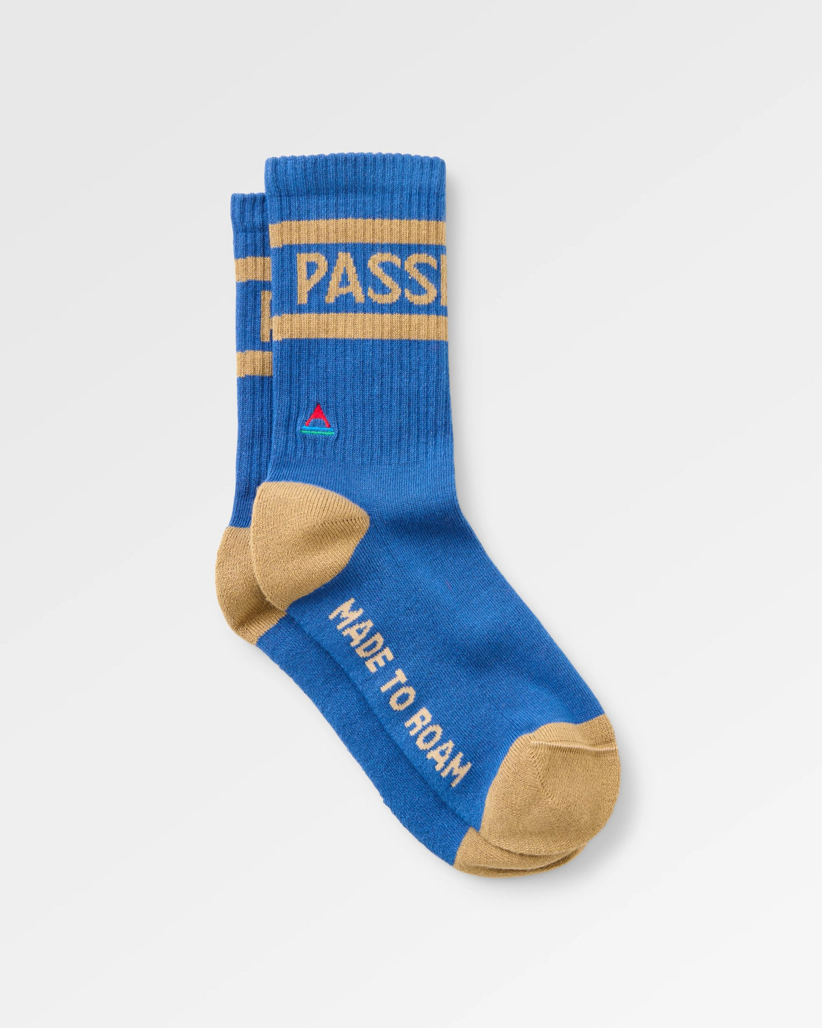 Classic Passenger Crew Socks - Blue Navy - Flatlay