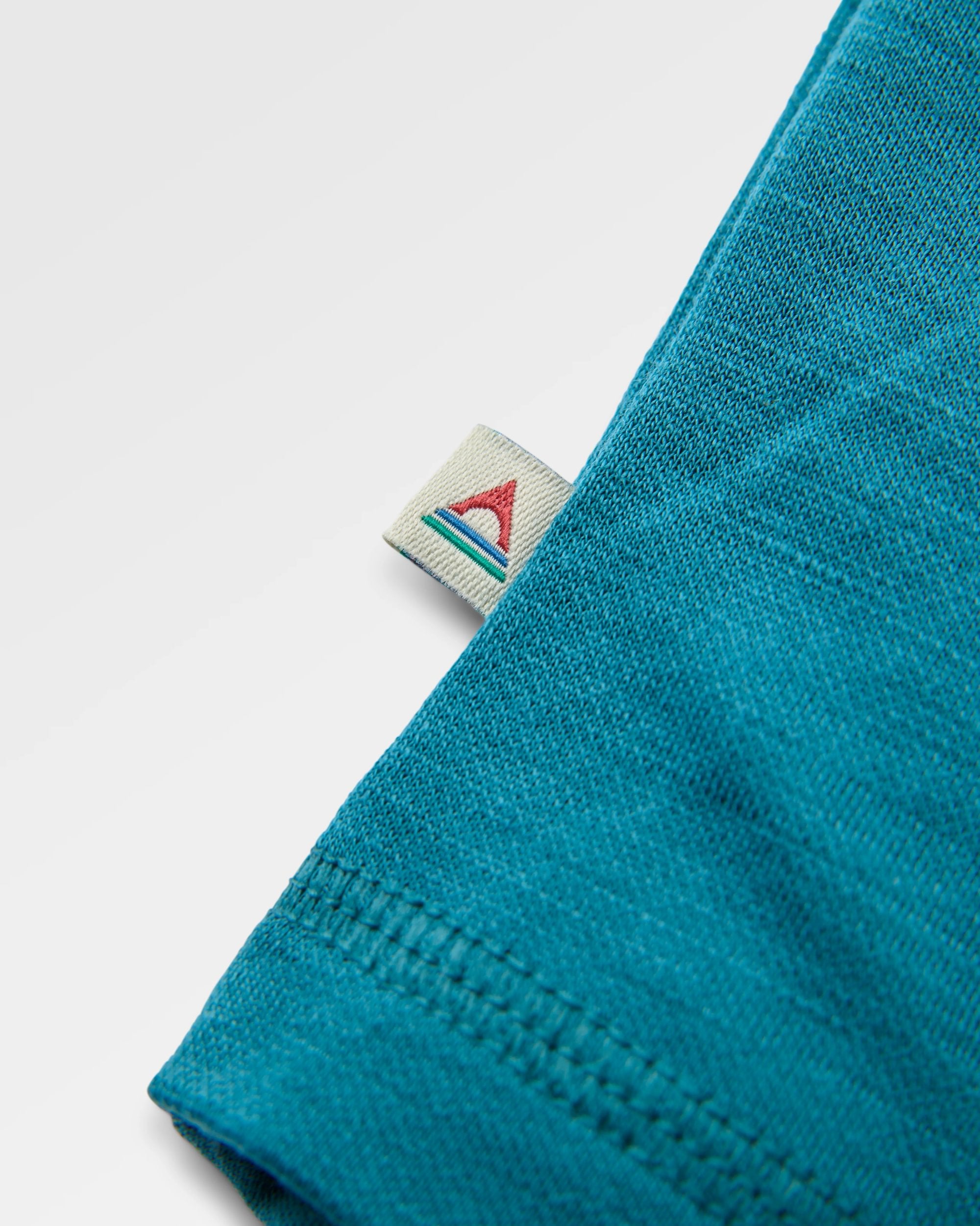 Camp Wild Lightweight Merino Blend T-Shirt - Mediterranean - Flatlay
