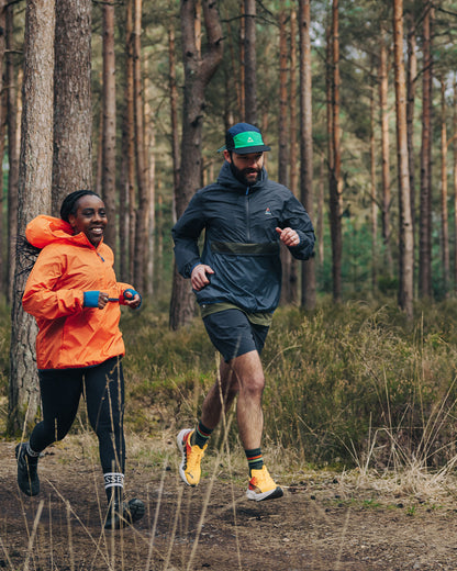 Gusto Recycled Windshell Anorak - Charcoal/Storm Grey - Lifestyle