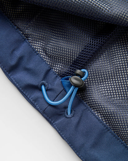 Skyline Waterproof Anorak - Rich Navy - Flatlay