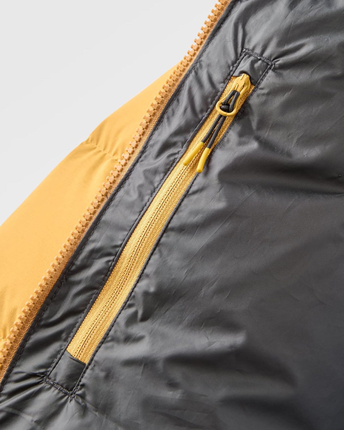 Cindra Down Jacket - Dusty Ochre/Dusty Olive - Flatlay