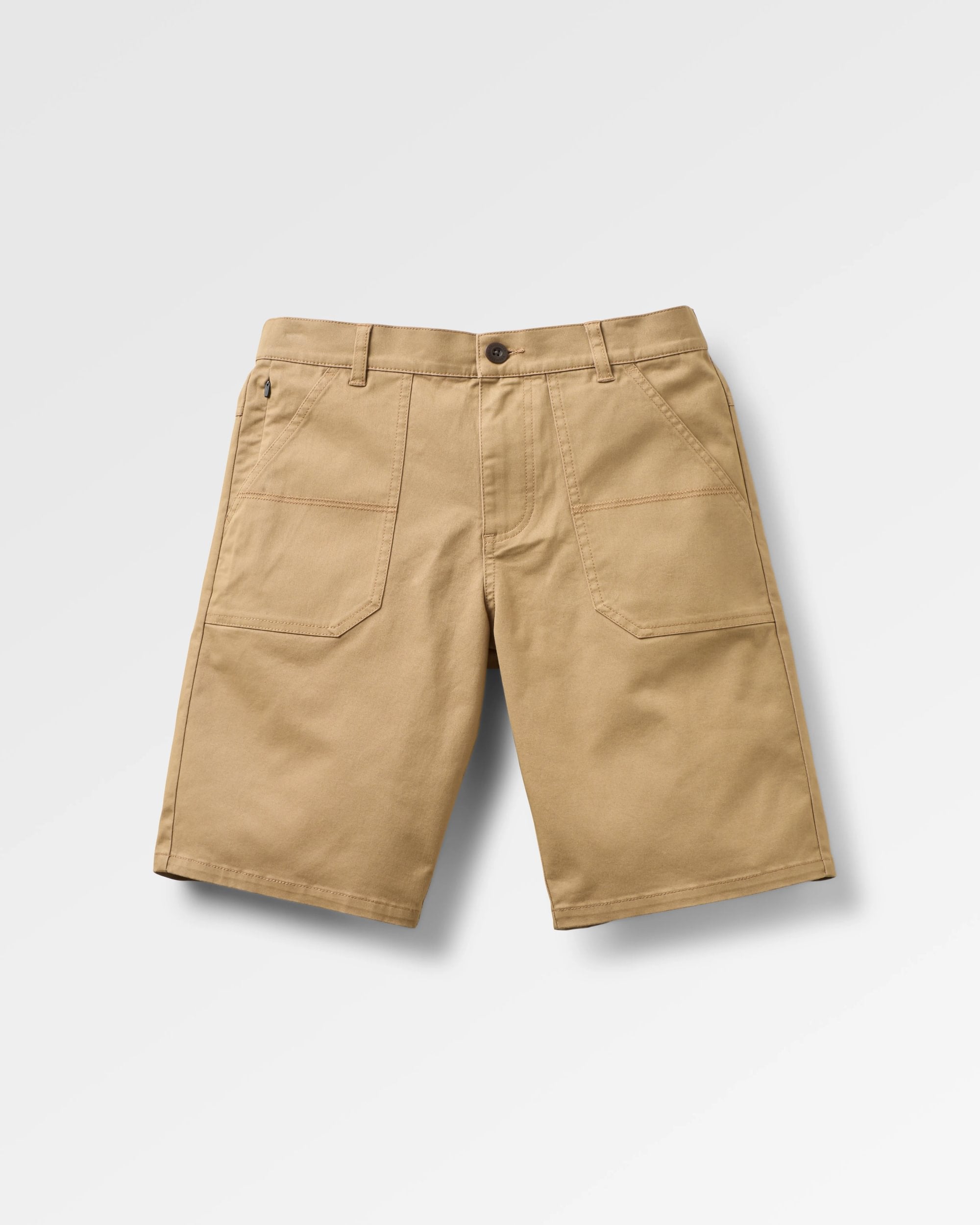 Lani Organic Twill Long Short - Elmwood - Flatlay
