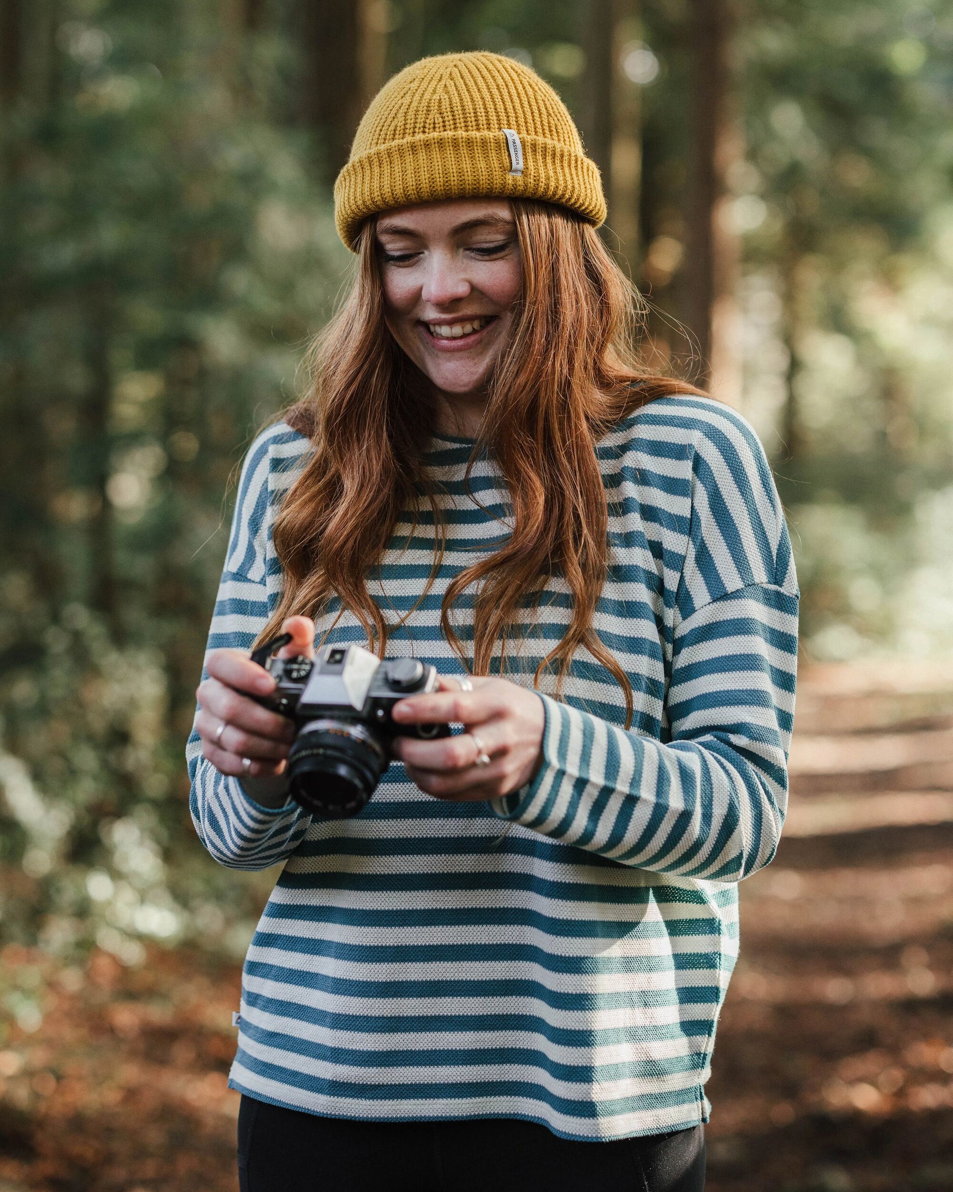 Panorama Striped LS T-Shirt - Arctic Stripe